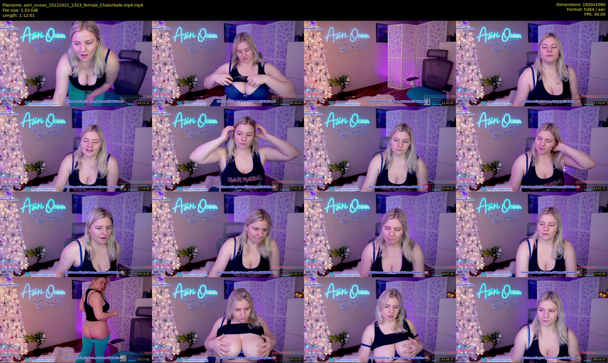 asiri_ocean — 73 minute Chaturbate female cam show recording, 1080p, Dec 15, 2021