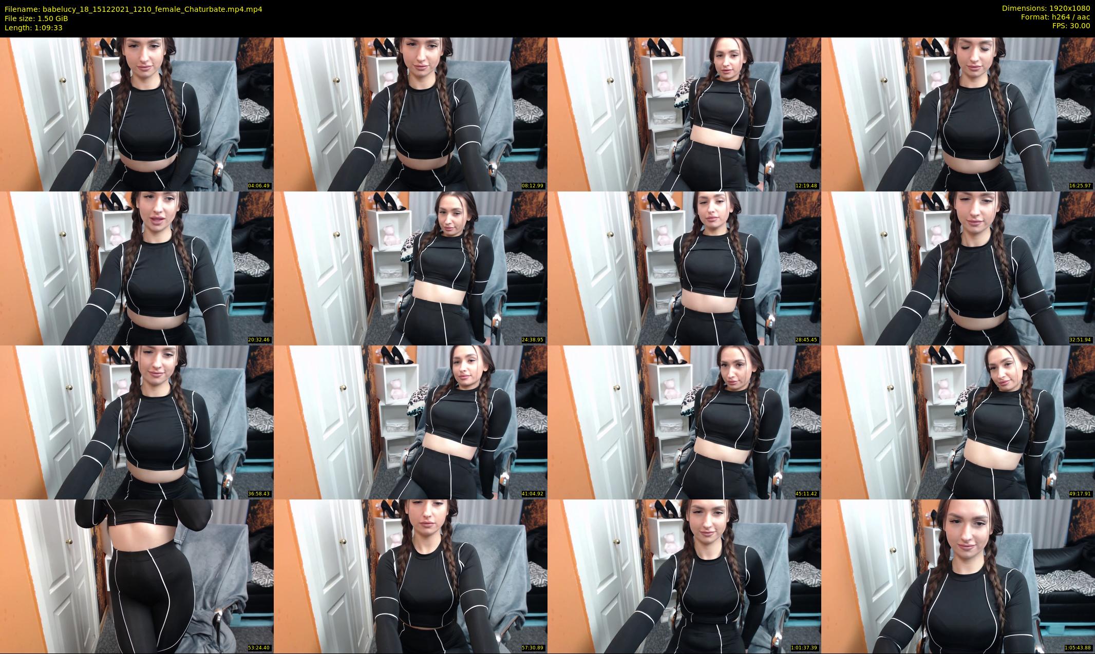 babelucy_18 — 70 minute Chaturbate female cam show recording, 1080p, Dec 15, 2021