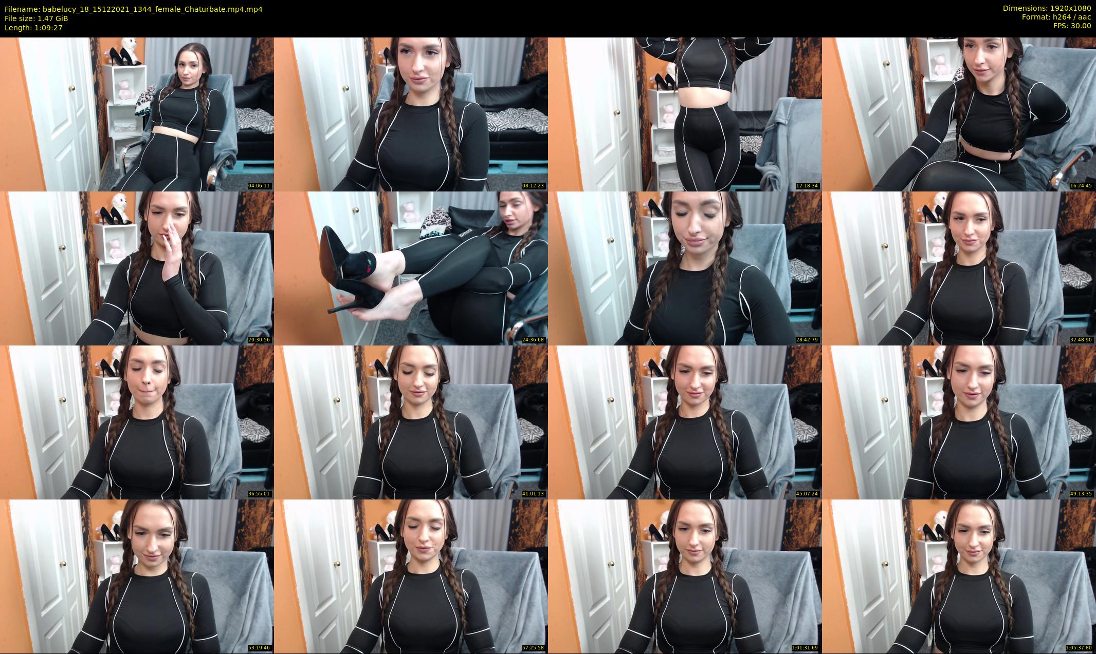 babelucy_18 — 70 minute Chaturbate female cam show recording, 1080p, Dec 15, 2021