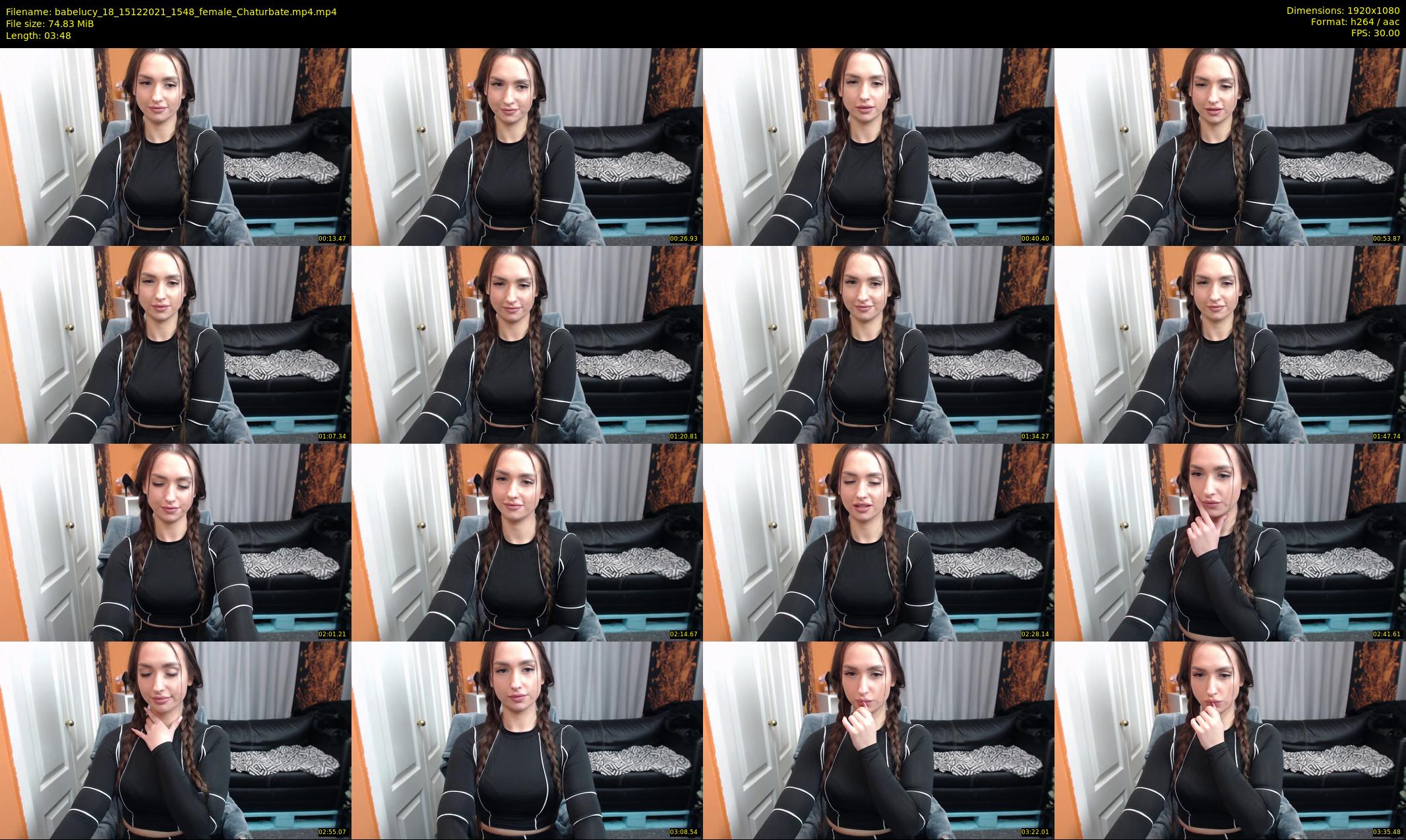 babelucy_18 — 4 minute Chaturbate female cam show recording, 1080p, Dec 15, 2021