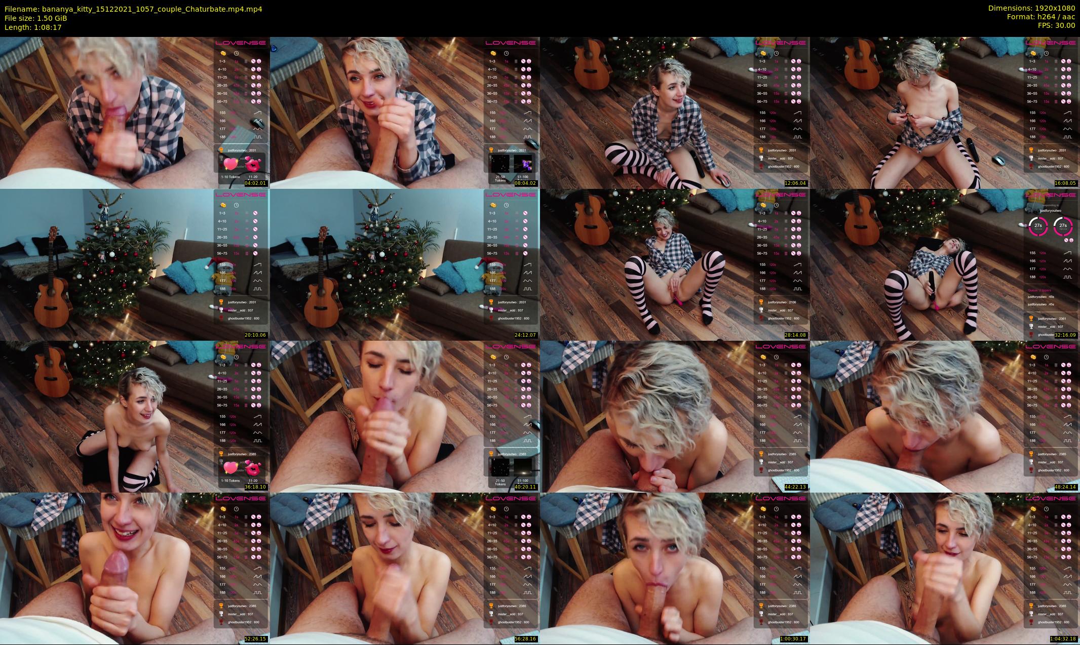bananya_kitty — 69 minute Chaturbate couple cam show recording, 1080p, Dec 15, 2021