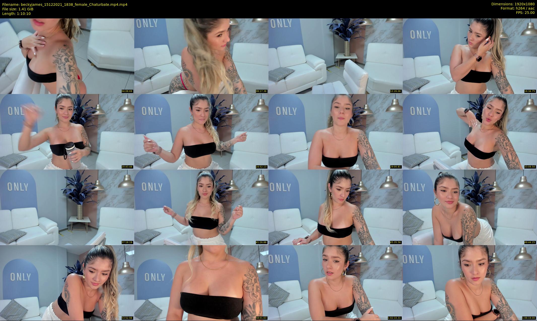 beckyjames — 71 minute Chaturbate female cam show recording, 1080p, Dec 15, 2021