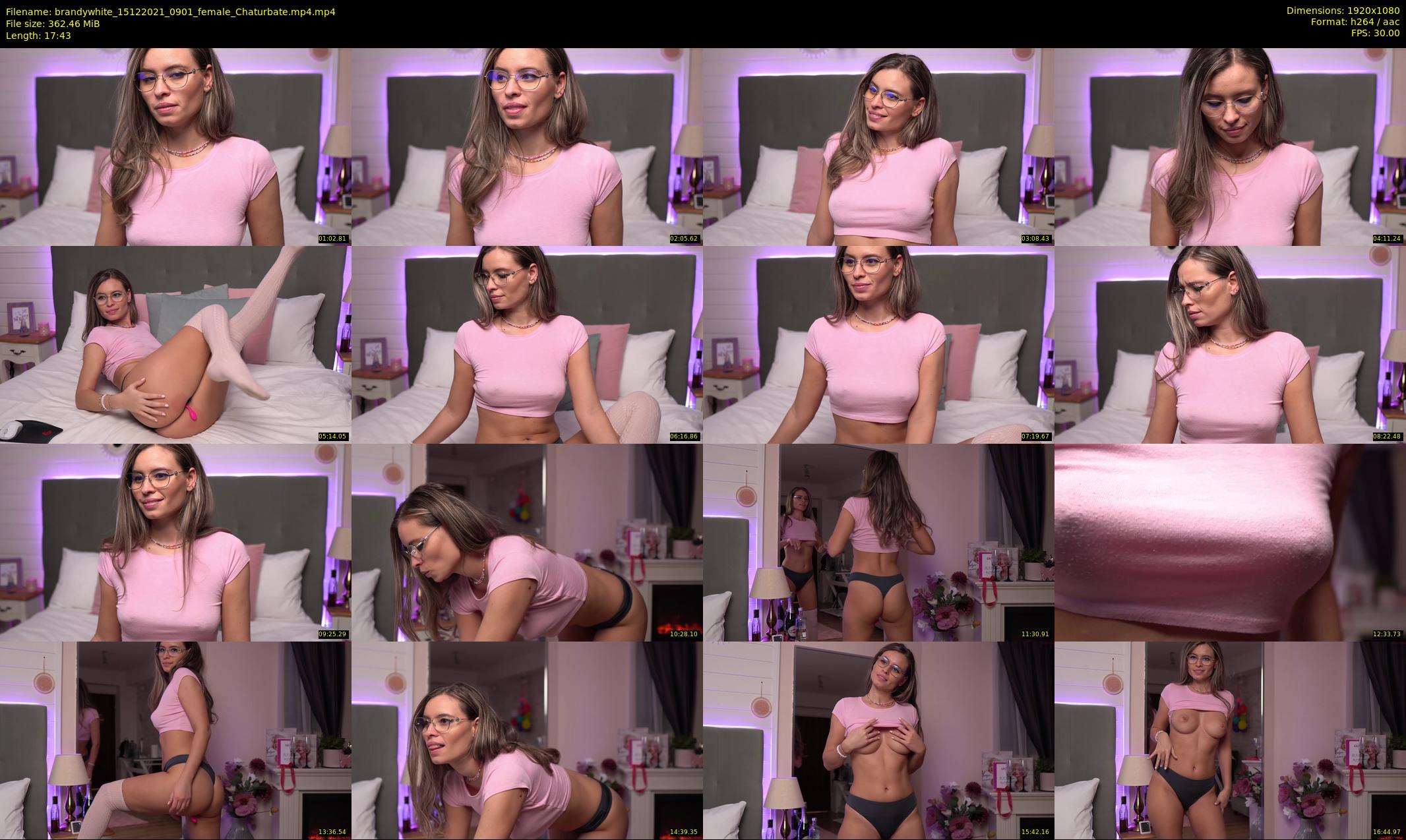 brandywhite — 18 minute Chaturbate female cam show recording, 1080p, Dec 15, 2021