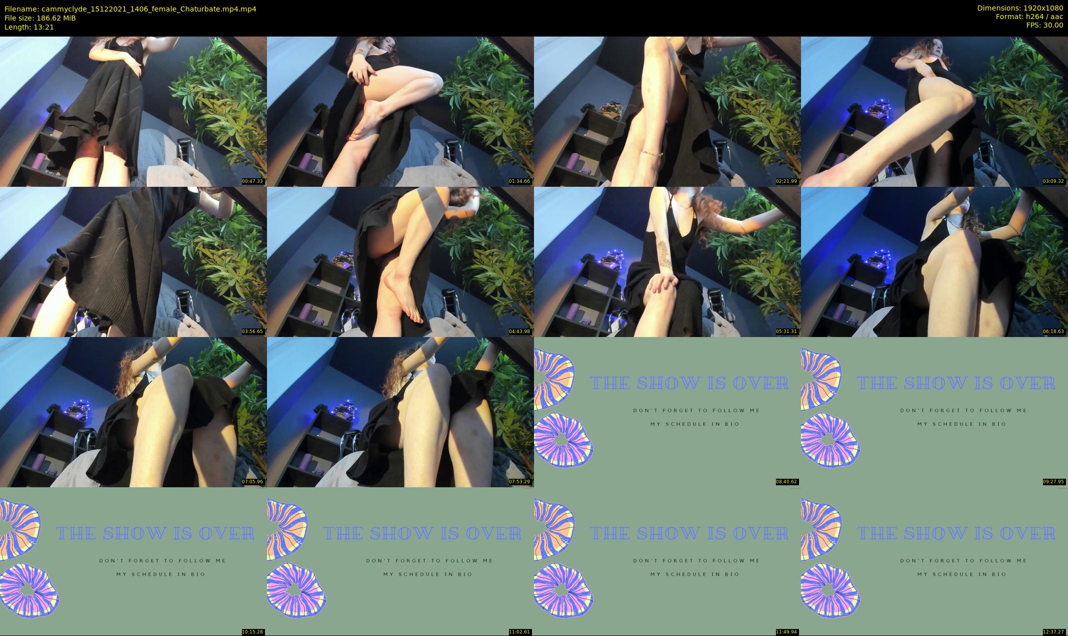 cammyclyde — 14 minute Chaturbate female cam show recording, 1080p, Dec 15, 2021