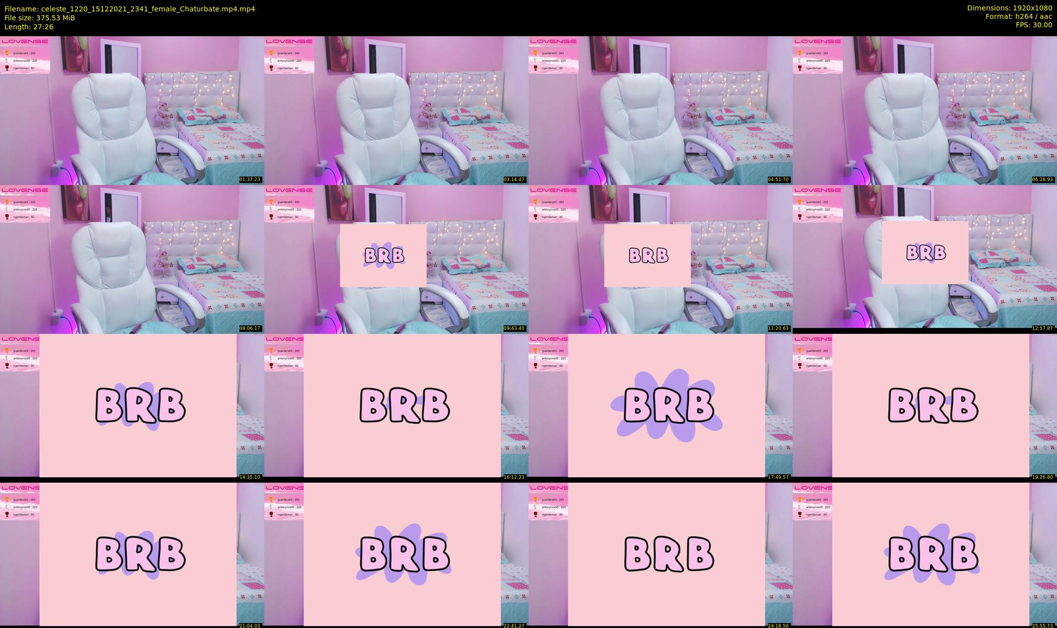 celeste_1220 — 28 minute Chaturbate female cam show recording, 1080p, Dec 15, 2021