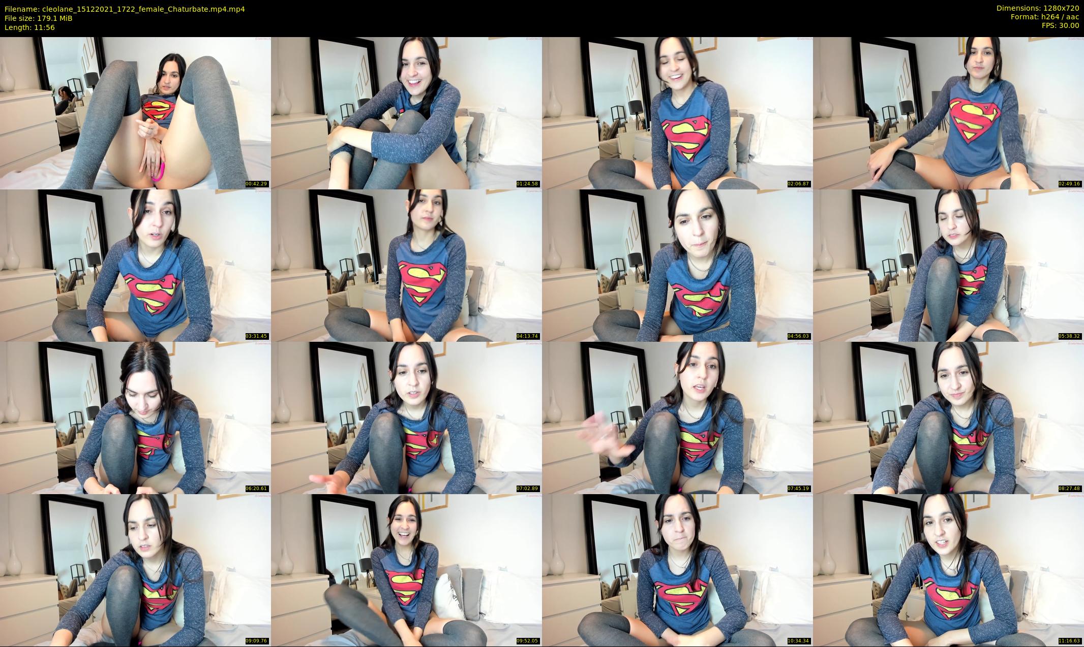 cleolane — 12 minute Chaturbate female cam show recording, 720p, Dec 15, 2021