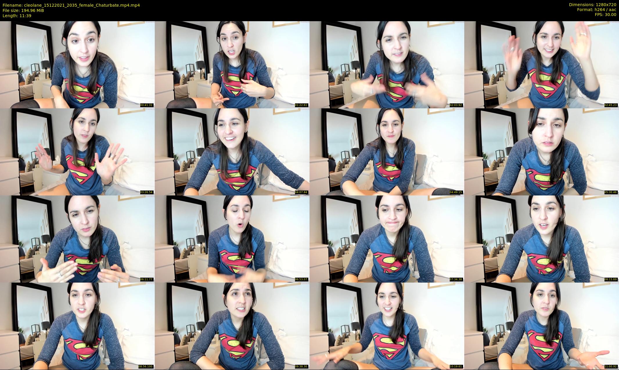 cleolane — 12 minute Chaturbate female cam show recording, 720p, Dec 15, 2021