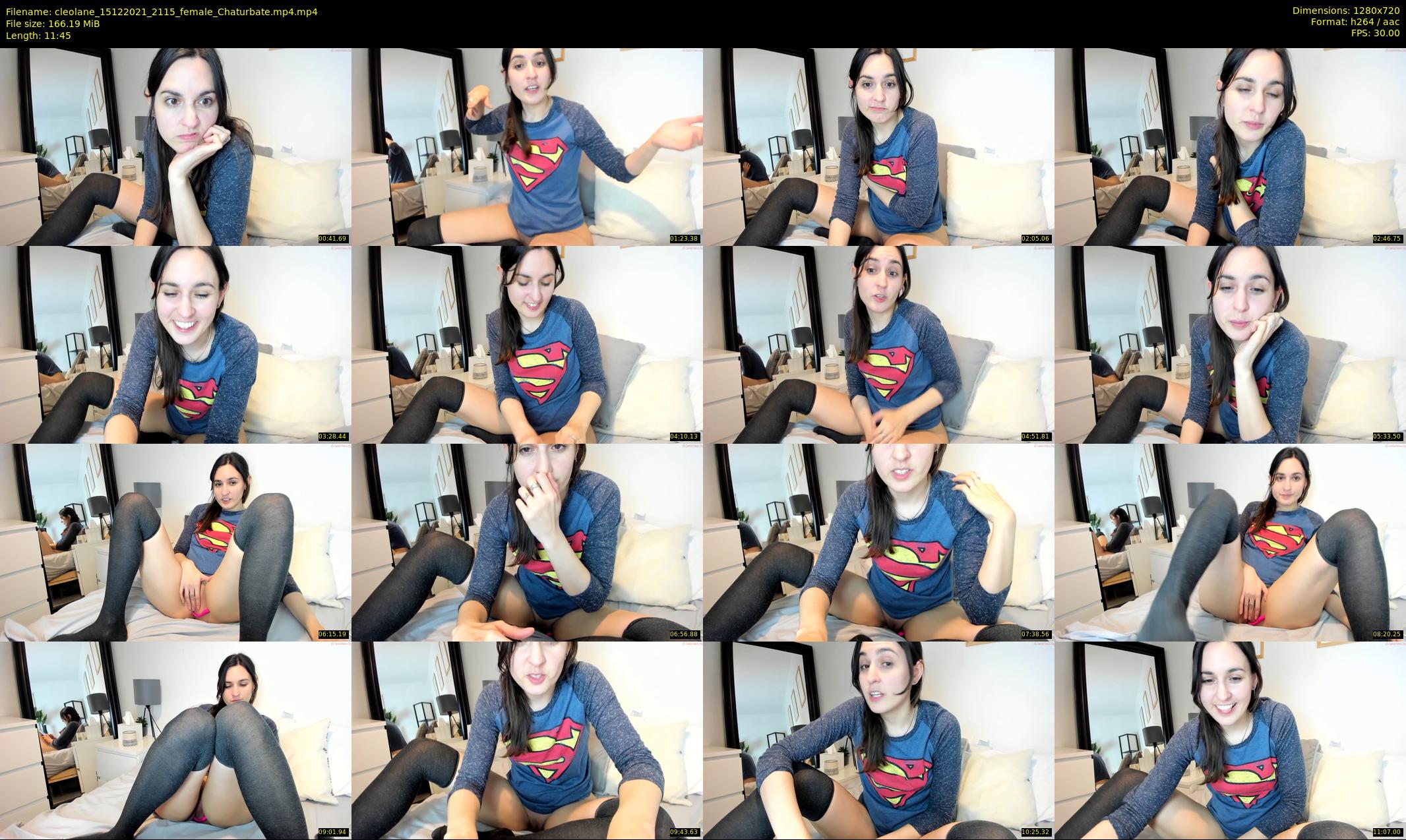 cleolane — 12 minute Chaturbate female cam show recording, 720p, Dec 15, 2021