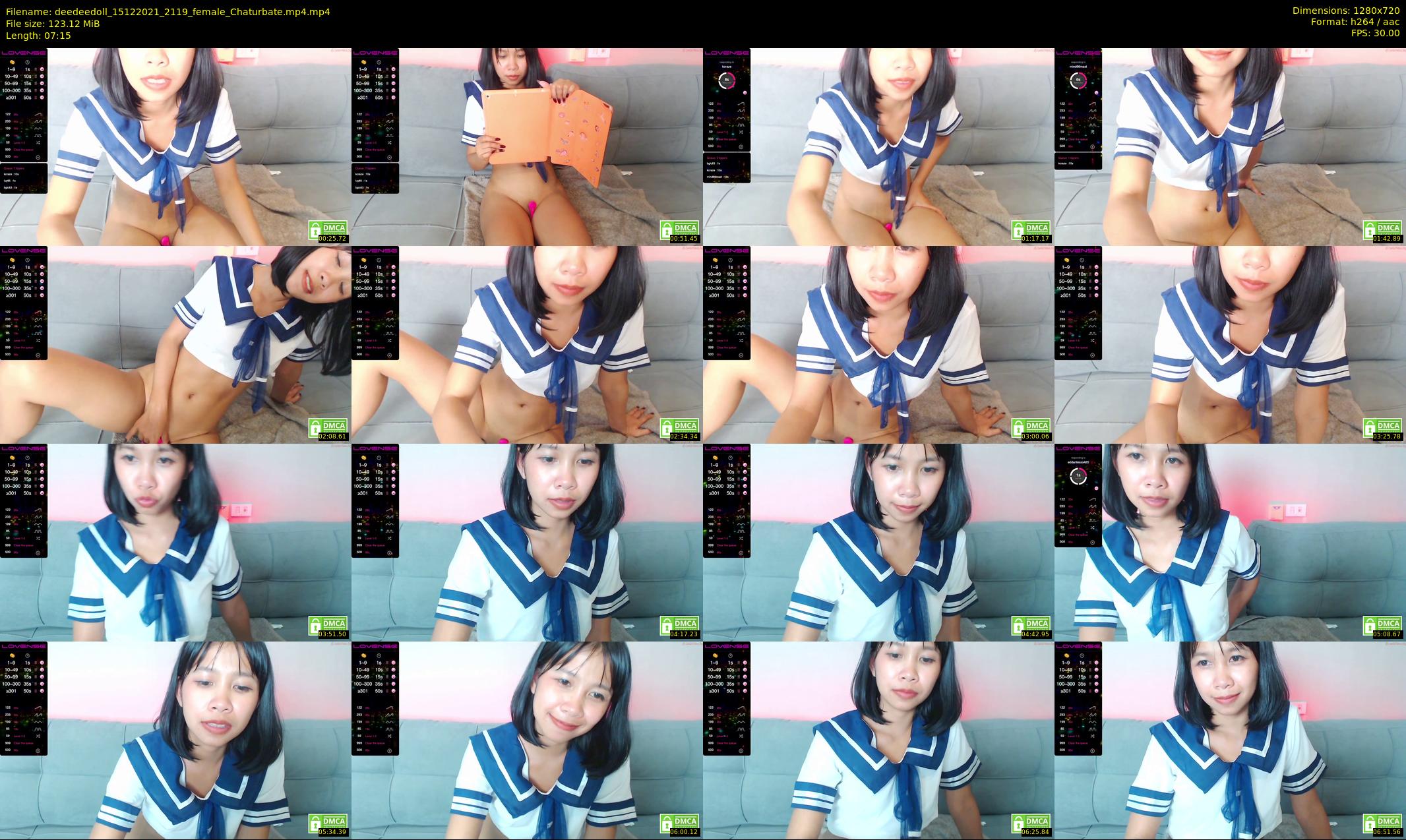 deedeedoll — 8 minute Chaturbate female cam show recording, 720p, Dec 15, 2021