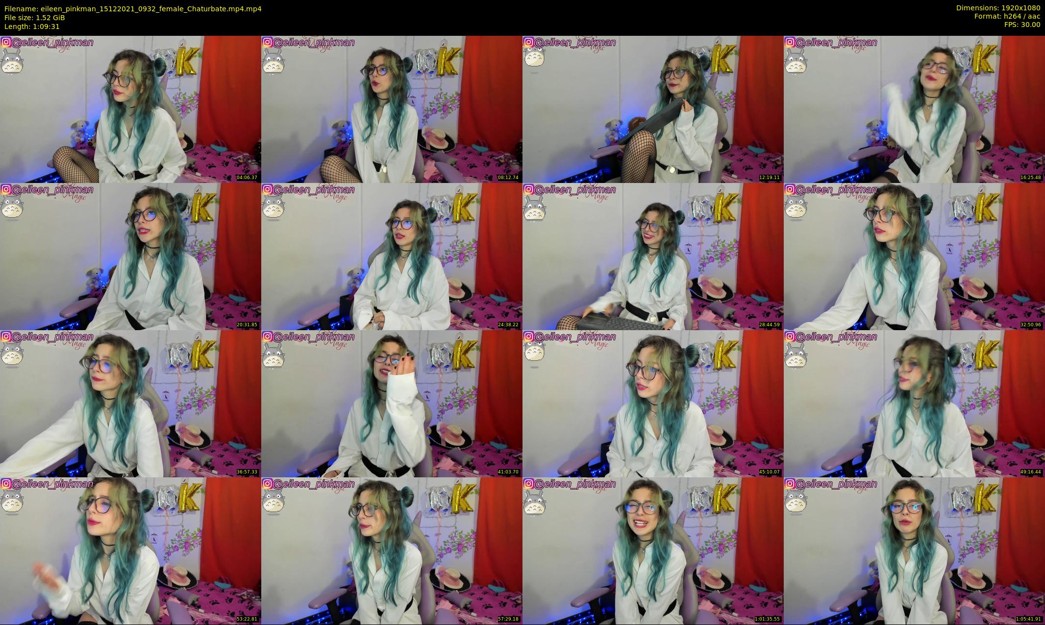 eileen_pinkman — 70 minute Chaturbate female cam show recording, 1080p, Dec 15, 2021