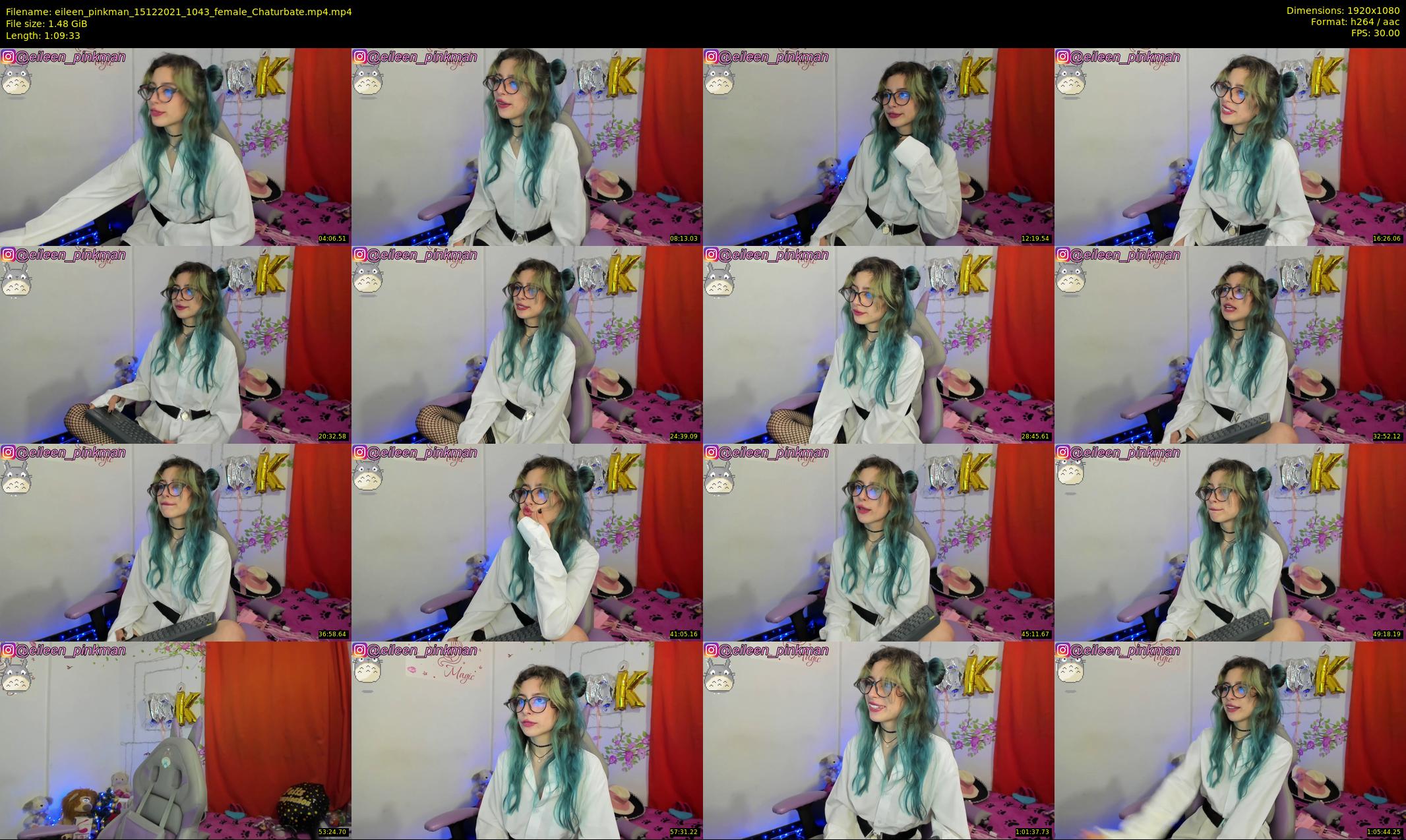 eileen_pinkman — 70 minute Chaturbate female cam show recording, 1080p, Dec 15, 2021