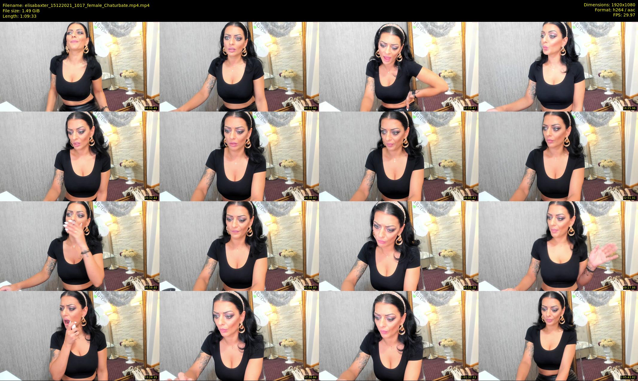 elisabaxter — 70 minute Chaturbate female cam show recording, 1080p, Dec 15, 2021