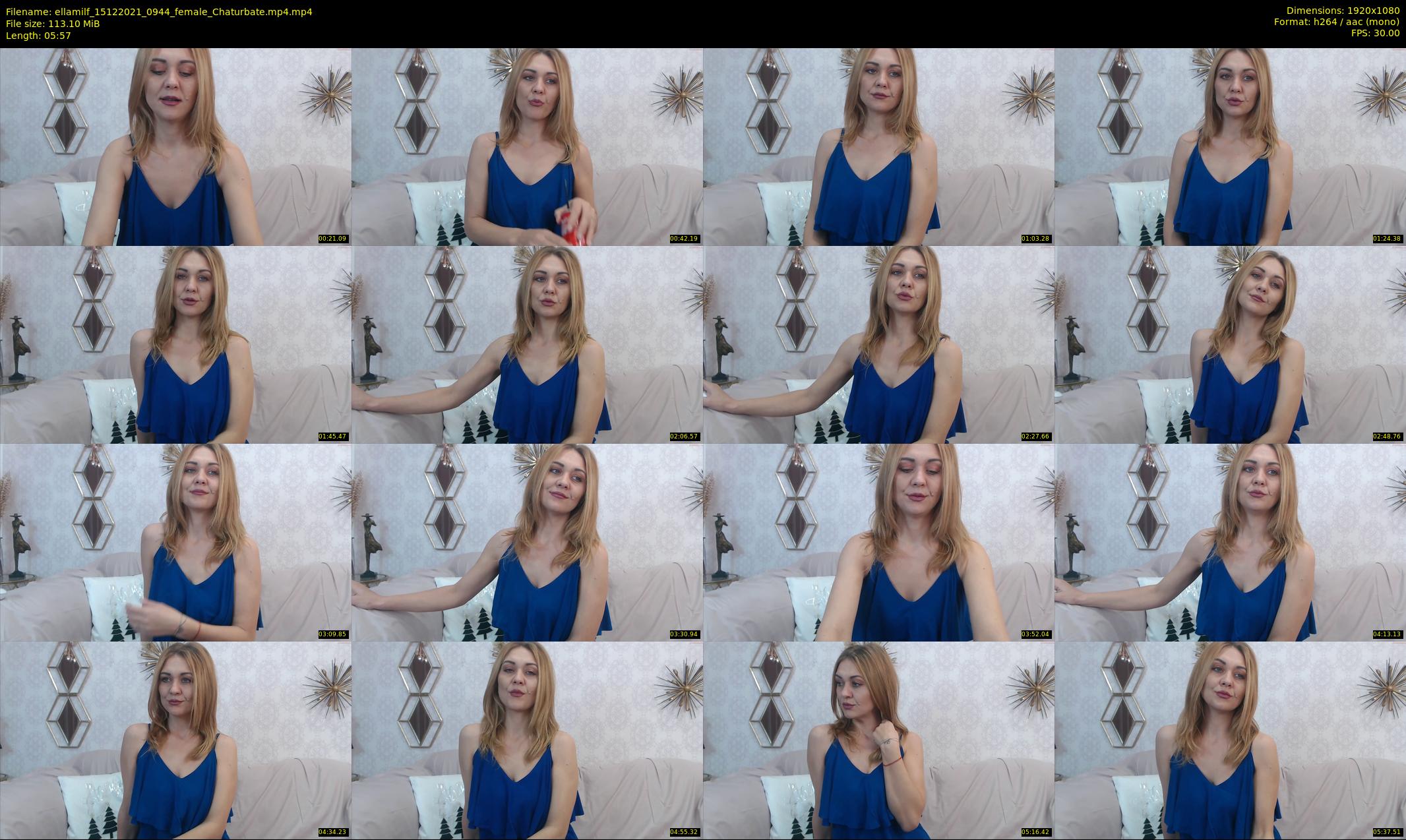 ellamilf — 6 minute Chaturbate female cam show recording, 1080p, Dec 15, 2021