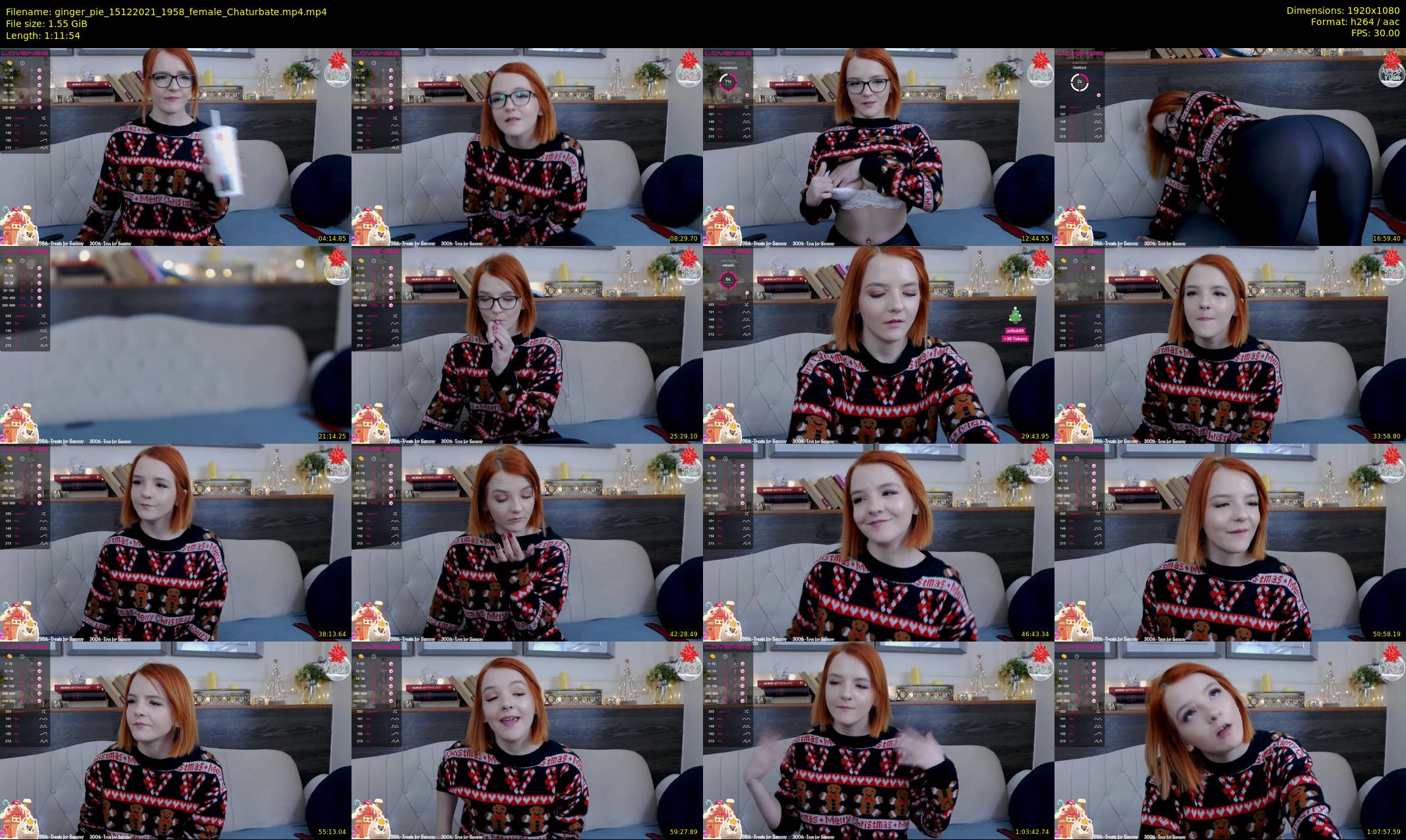 ginger_pie — 72 minute Chaturbate female cam show recording, 1080p, Dec 15, 2021