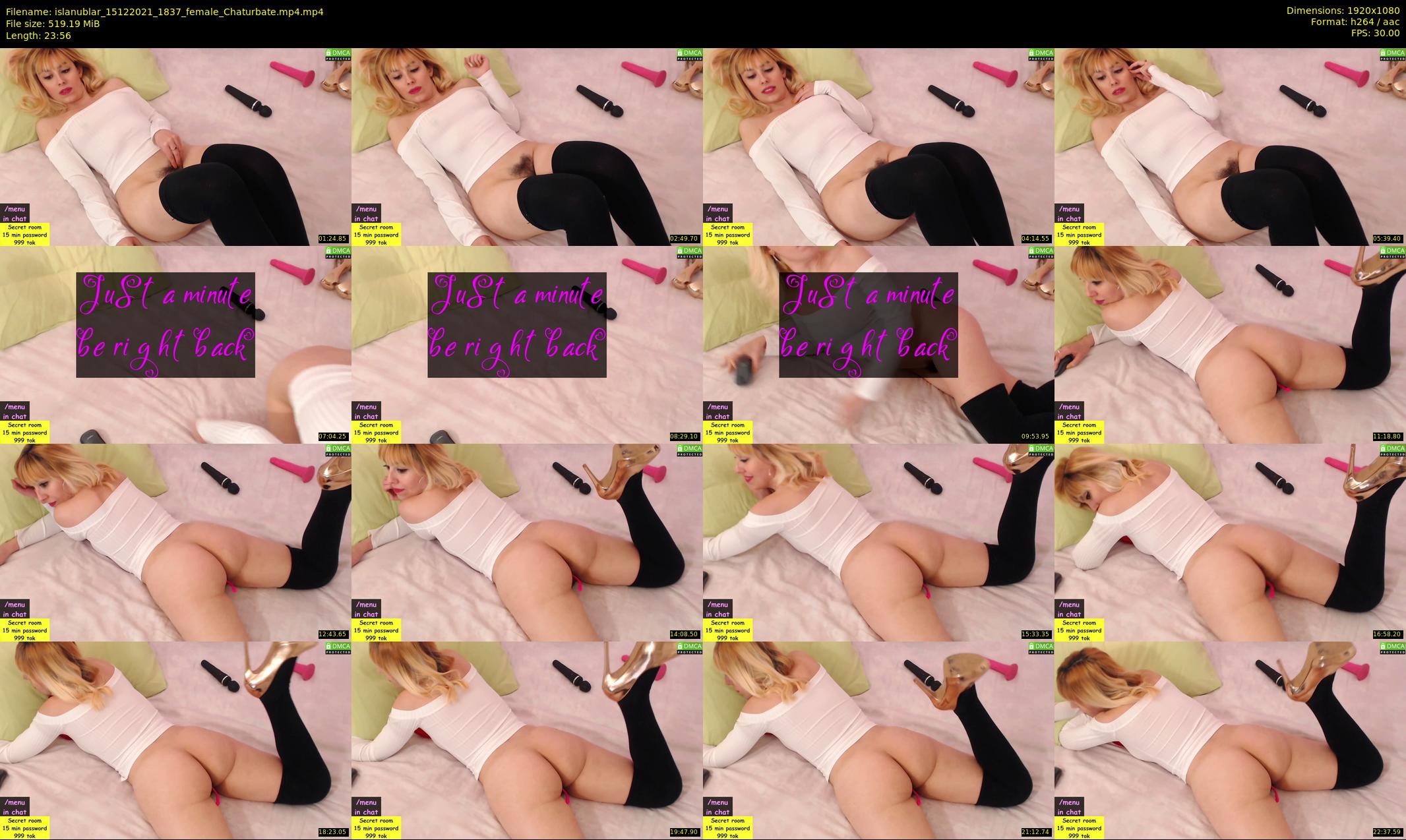 islanublar — 24 minute Chaturbate female cam show recording, 1080p, Dec 15, 2021