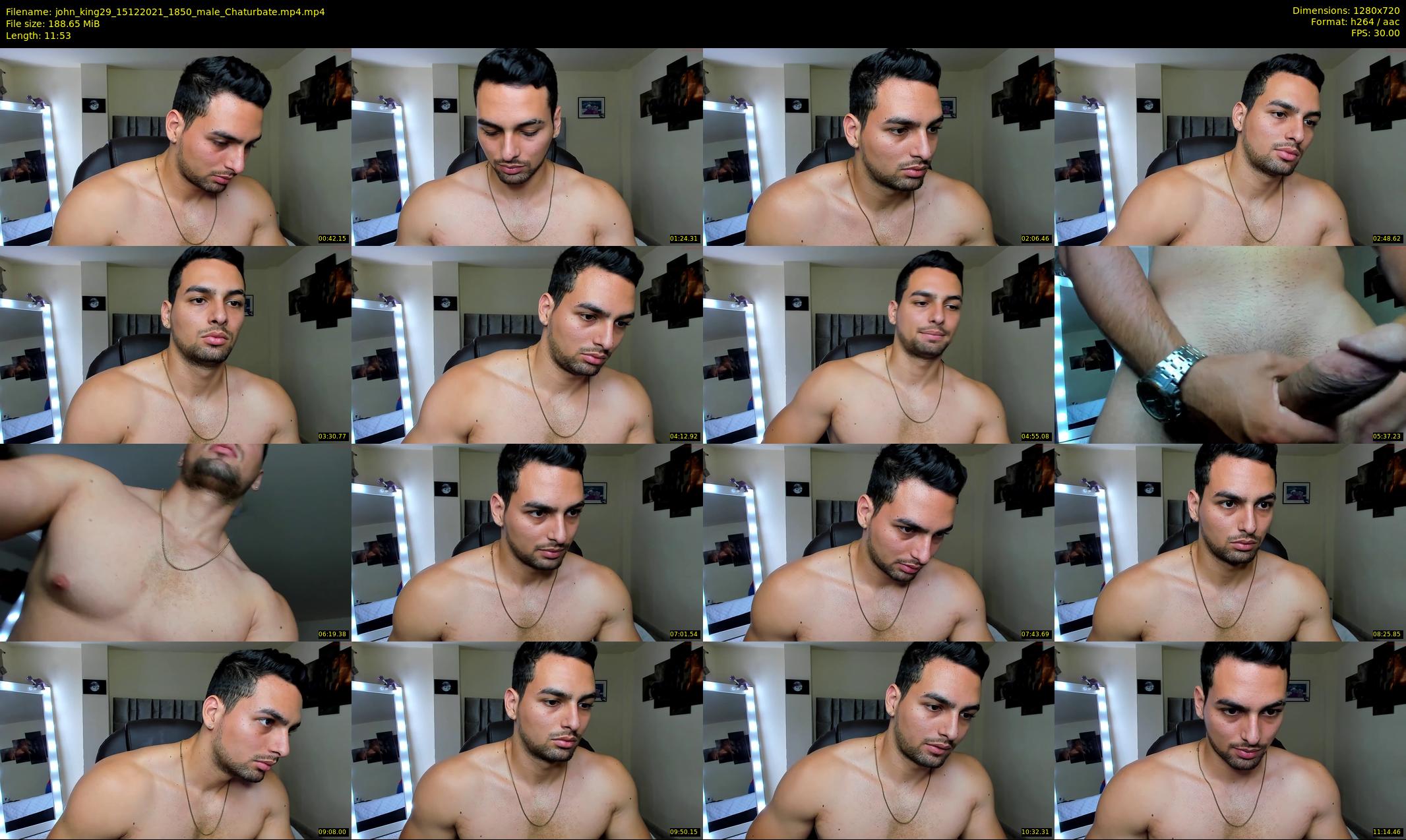 john_king29 — 12 minute Chaturbate male cam show recording, 720p, Dec 15, 2021