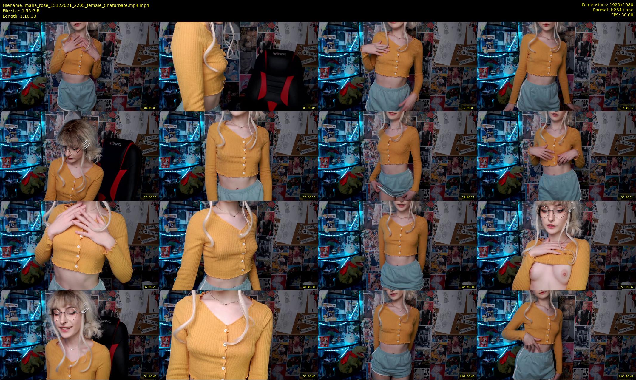 mana_rose — 71 minute Chaturbate female cam show recording, 1080p, Dec 15, 2021