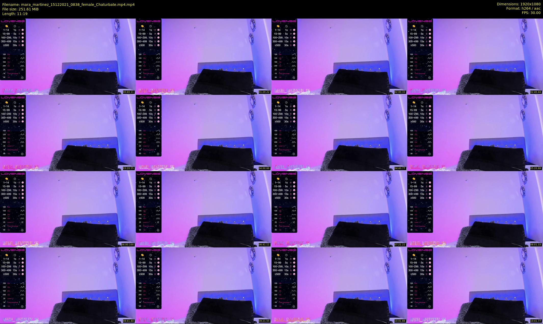 mara_martinez — 12 minute Chaturbate female cam show recording, 1080p, Dec 15, 2021
