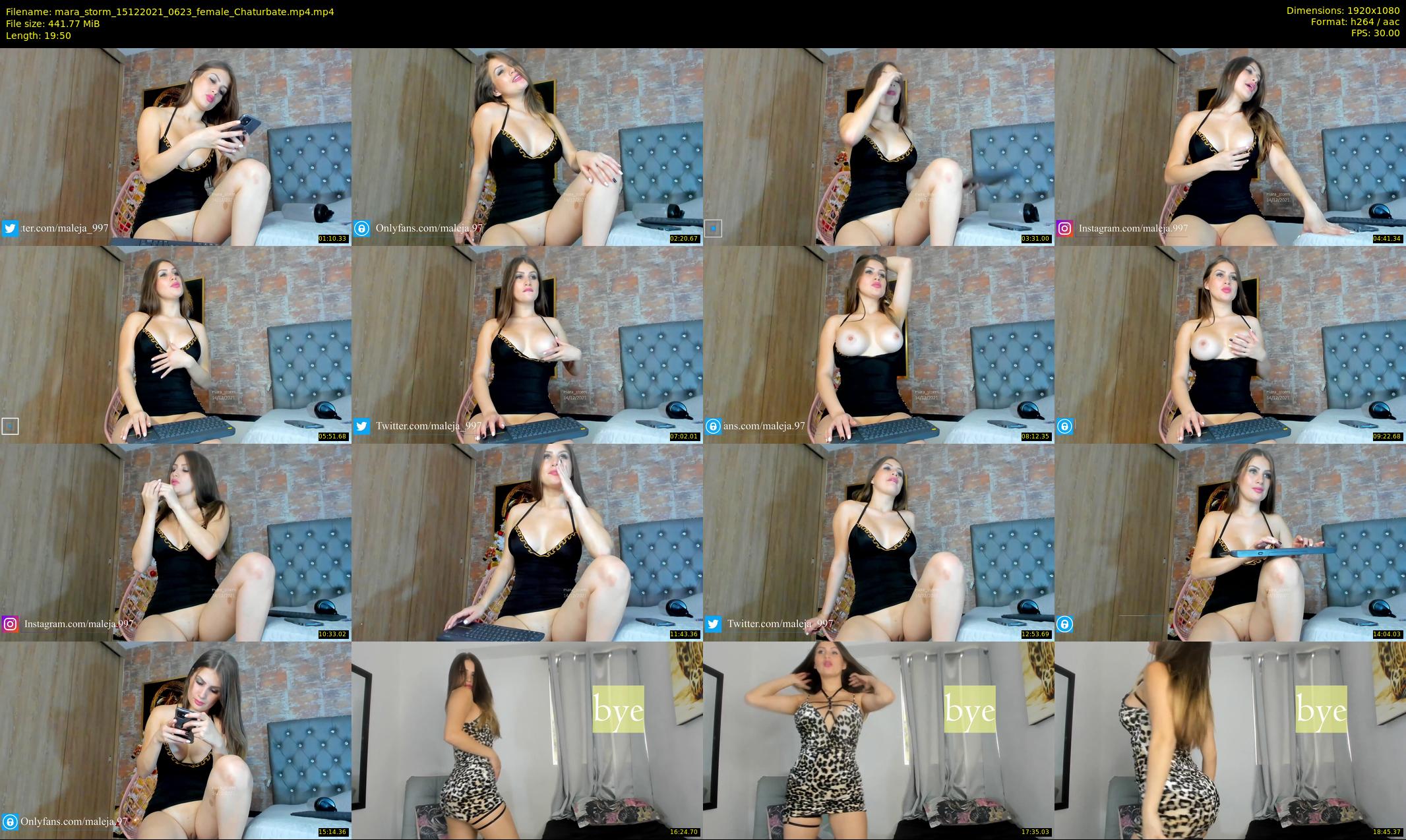 mara_storm — 20 minute Chaturbate female cam show recording, 1080p, Dec 15, 2021