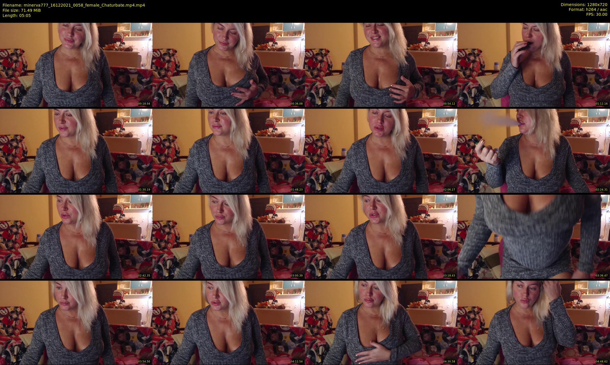 minerva777 — 6 minute Chaturbate female cam show recording, 720p, Dec 16, 2021