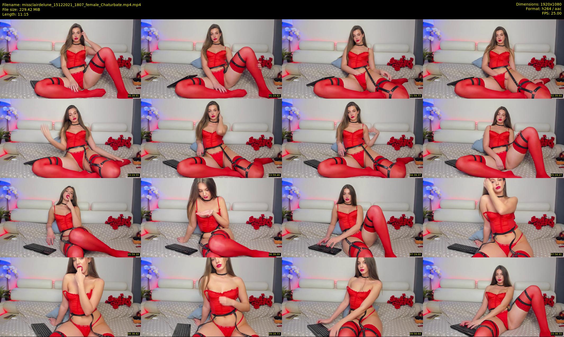 missclairdelune — 12 minute Chaturbate female cam show recording, 1080p, Dec 15, 2021