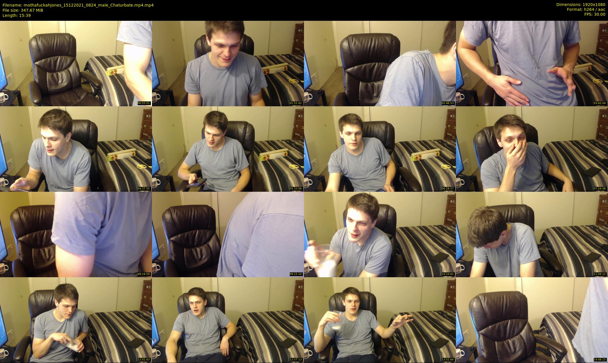 mothafuckahjones — 16 minute Chaturbate male cam show recording, 1080p, Dec 15, 2021