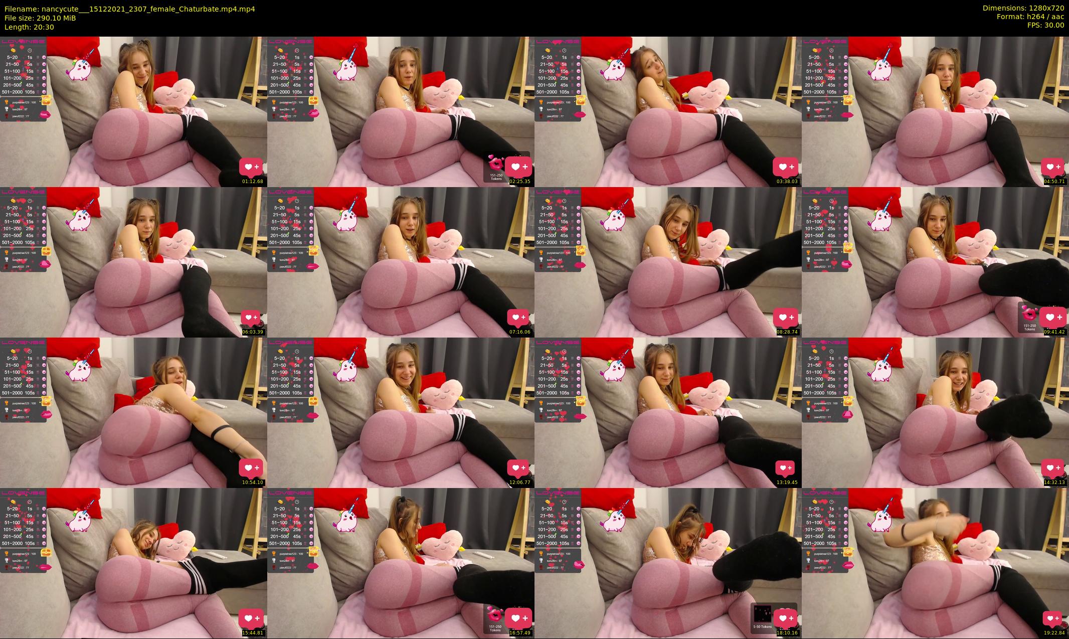 nancycute__ — 21 minute Chaturbate female cam show recording, 720p, Dec 15, 2021
