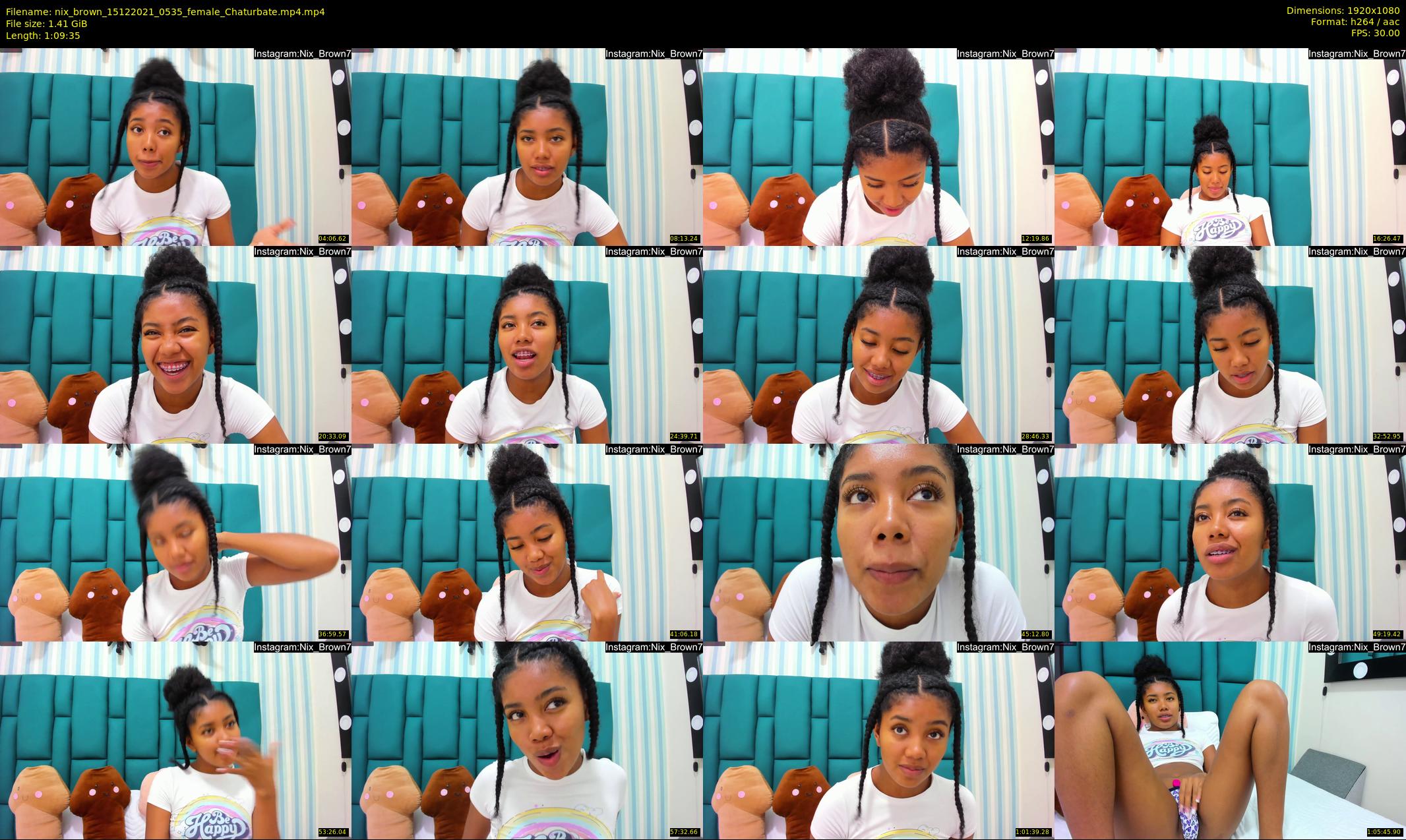 nix_brown — 70 minute Chaturbate female cam show recording, 1080p, Dec 15, 2021
