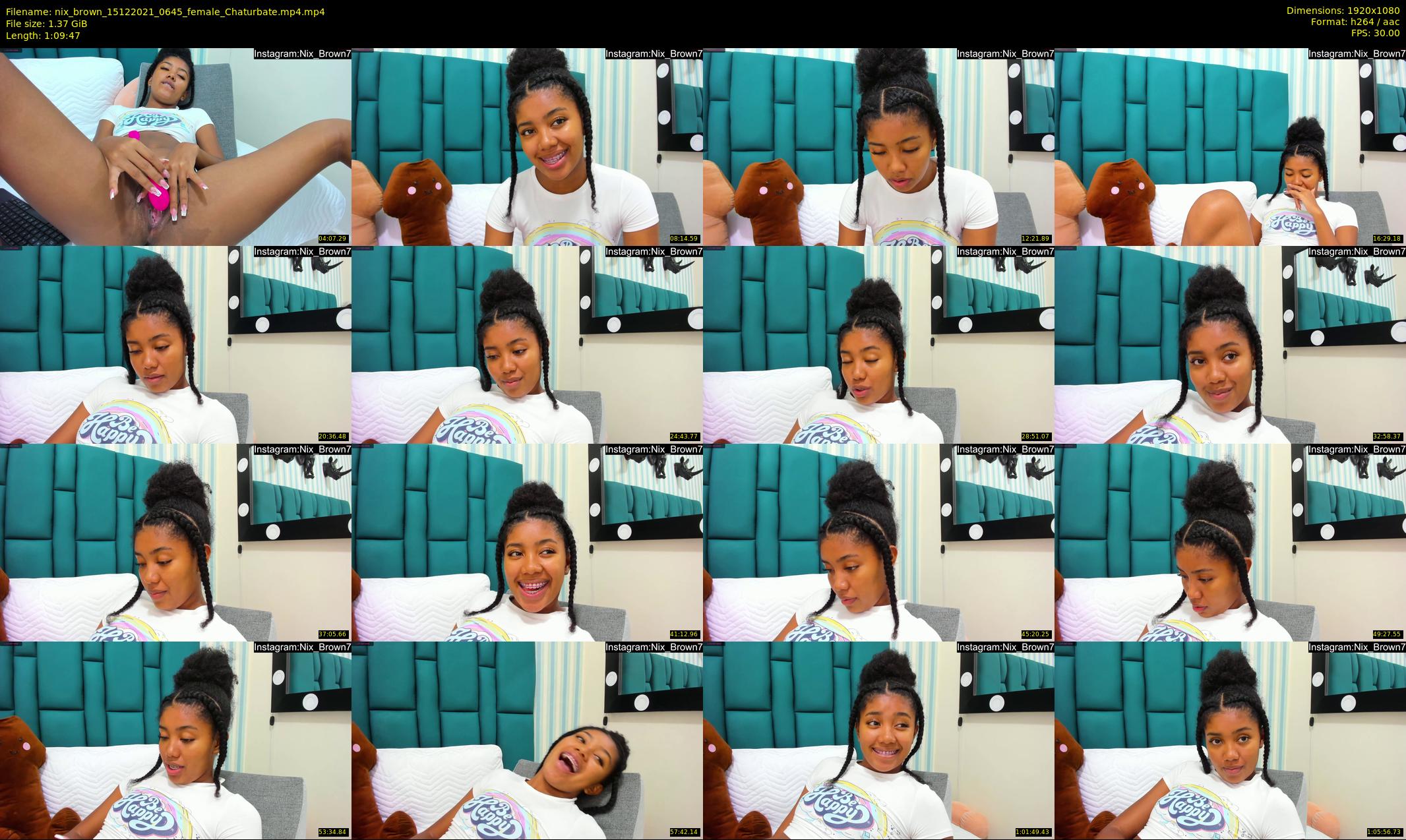 nix_brown — 70 minute Chaturbate female cam show recording, 1080p, Dec 15, 2021