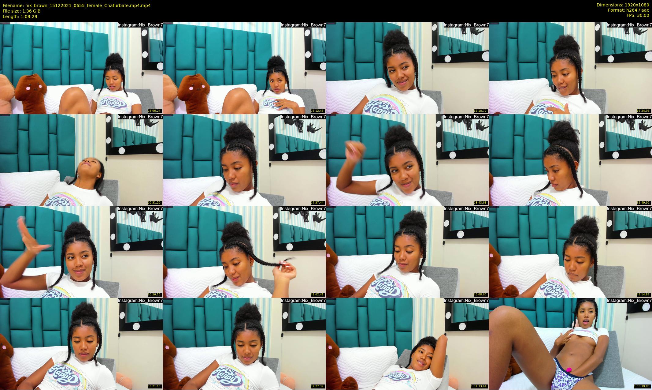 nix_brown — 70 minute Chaturbate female cam show recording, 1080p, Dec 15, 2021