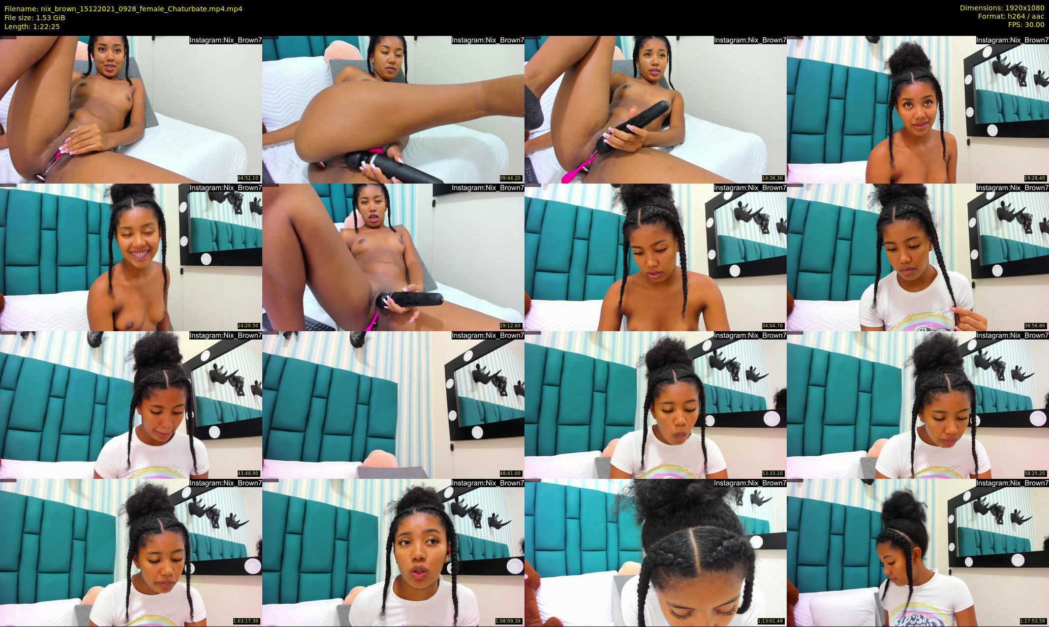 nix_brown — 83 minute Chaturbate female cam show recording, 1080p, Dec 15, 2021