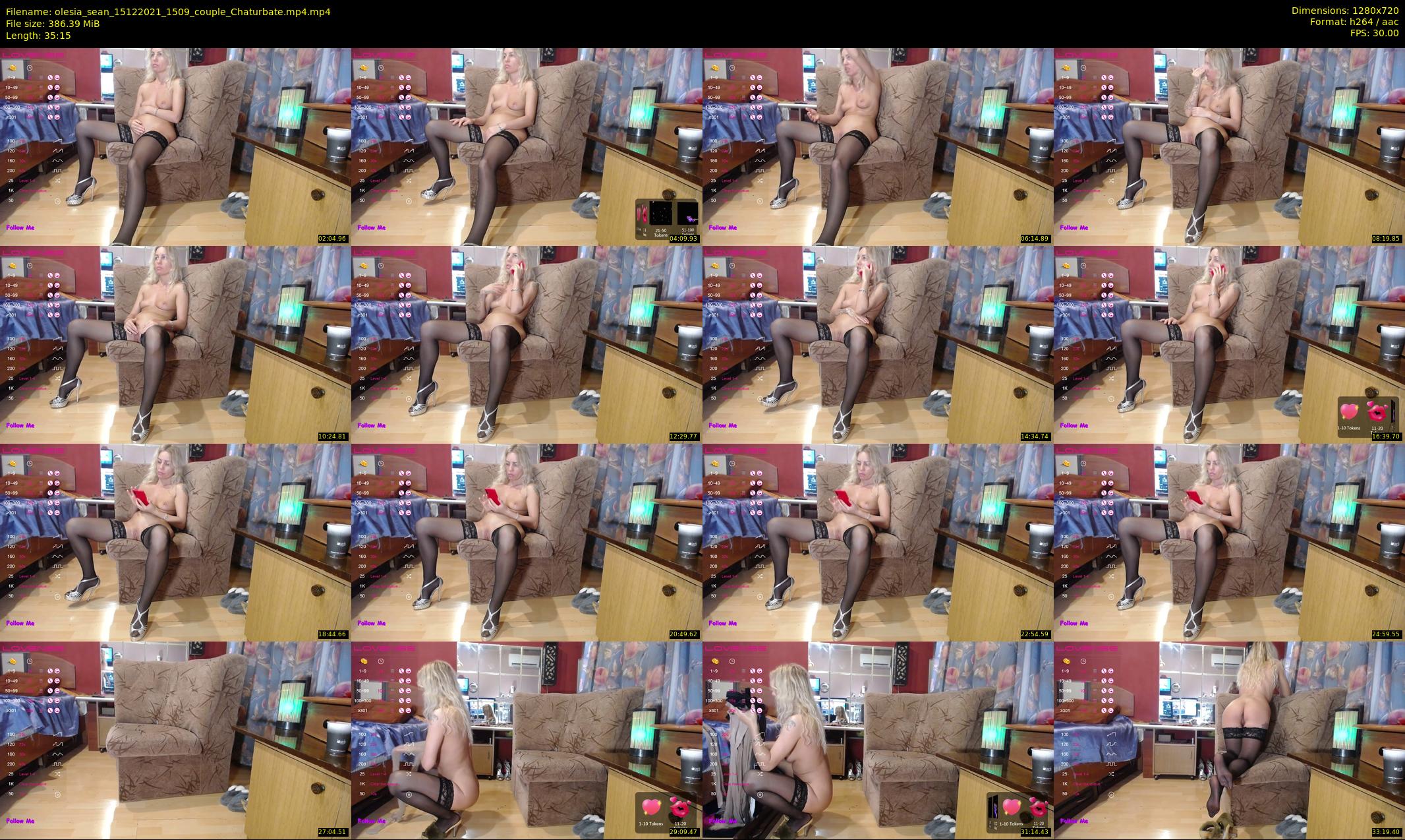 olesia_sean — 36 minute Chaturbate couple cam show recording, 720p, Dec 15, 2021