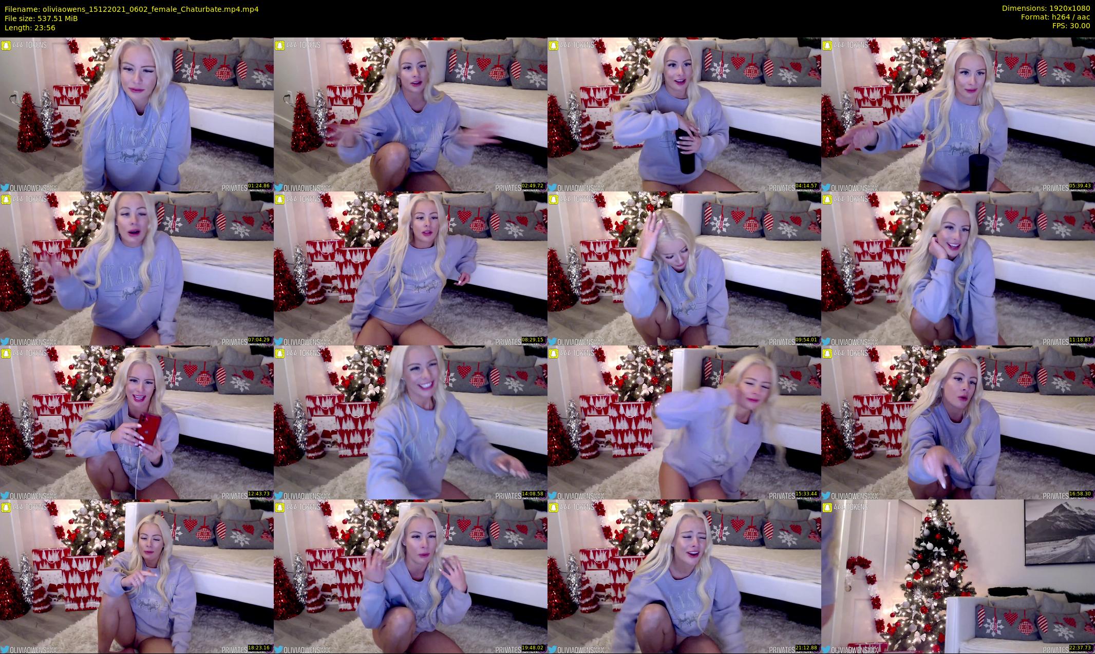 oliviaowens — 24 minute Chaturbate female cam show recording, 1080p, Dec 15, 2021