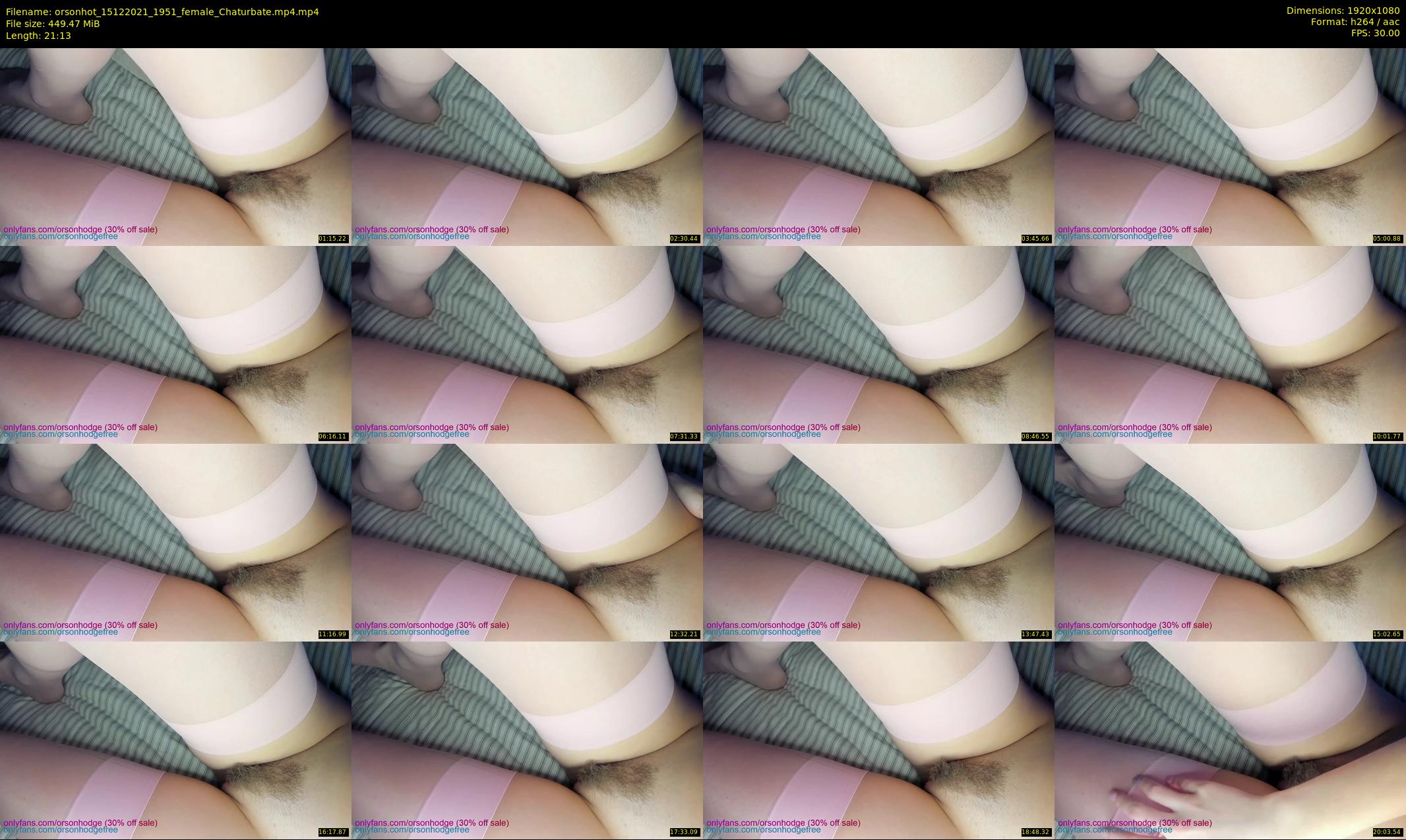 orsonhot — 22 minute Chaturbate female cam show recording, 1080p, Dec 15, 2021