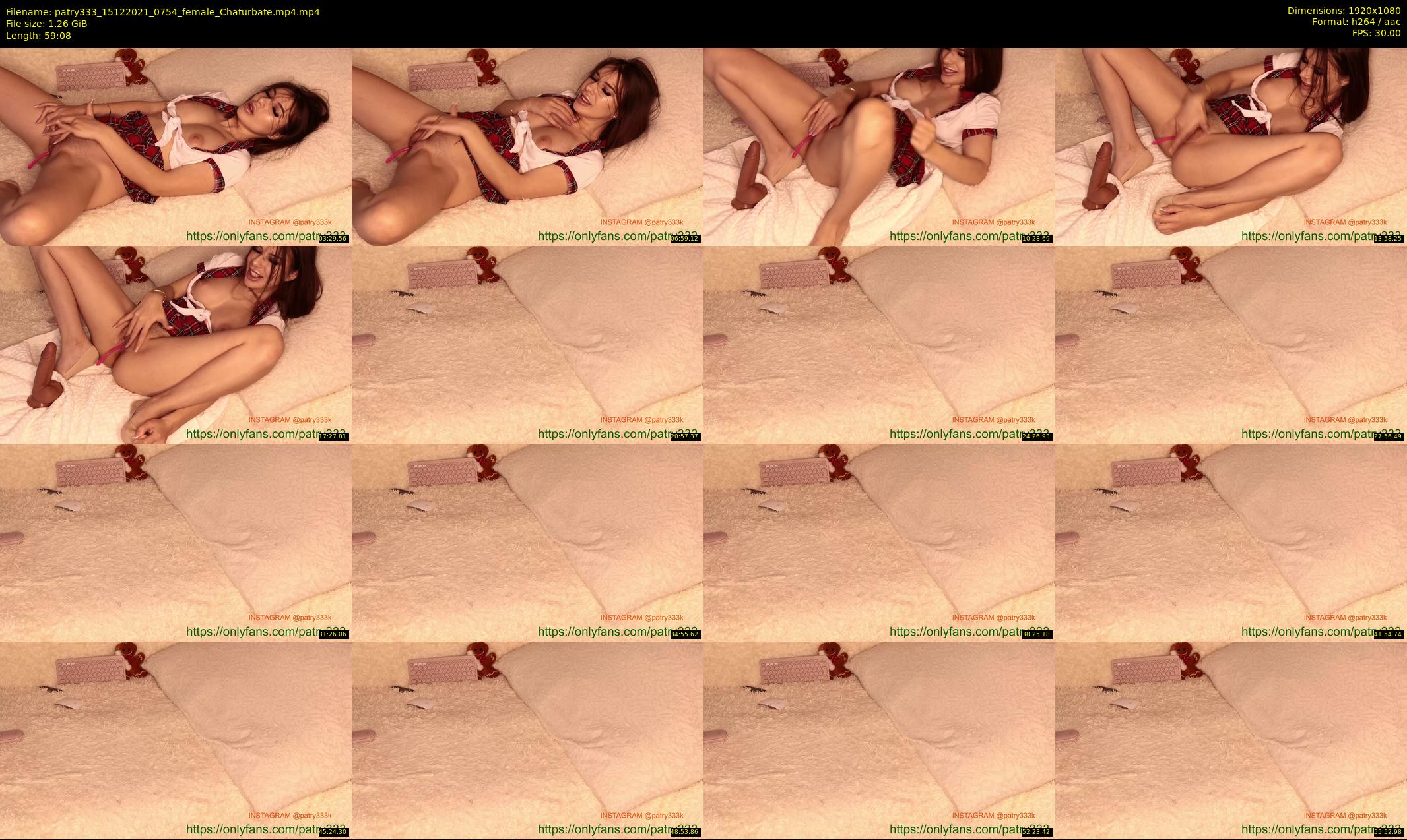 patry333 — 60 minute Chaturbate female cam show recording, 1080p, Dec 15, 2021