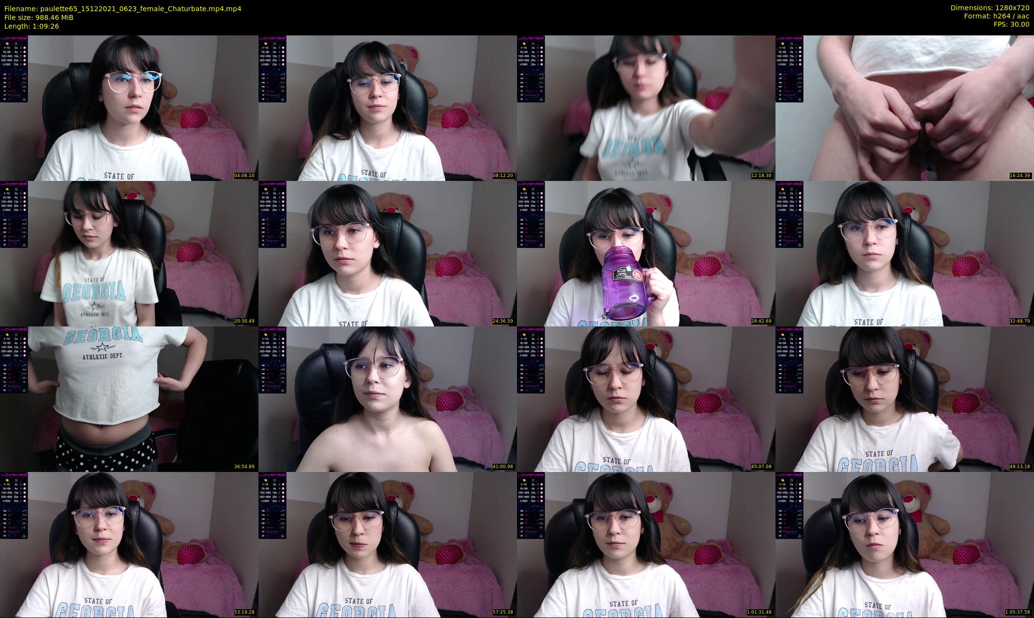 paulette65 — 70 minute Chaturbate female cam show recording, 720p, Dec 15, 2021