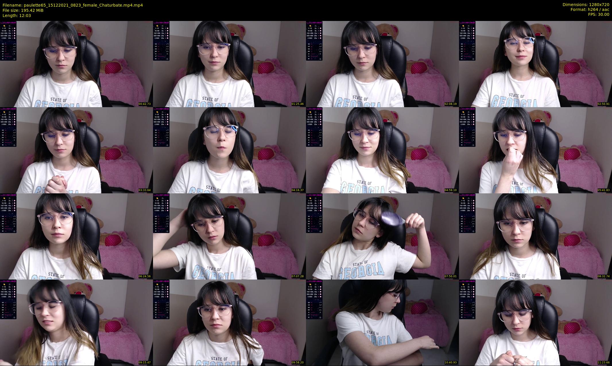 paulette65 — 13 minute Chaturbate female cam show recording, 720p, Dec 15, 2021