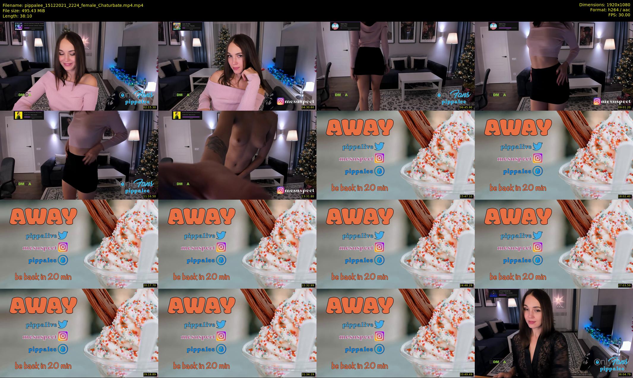 pippalee — 39 minute Chaturbate female cam show recording, 1080p, Dec 15, 2021