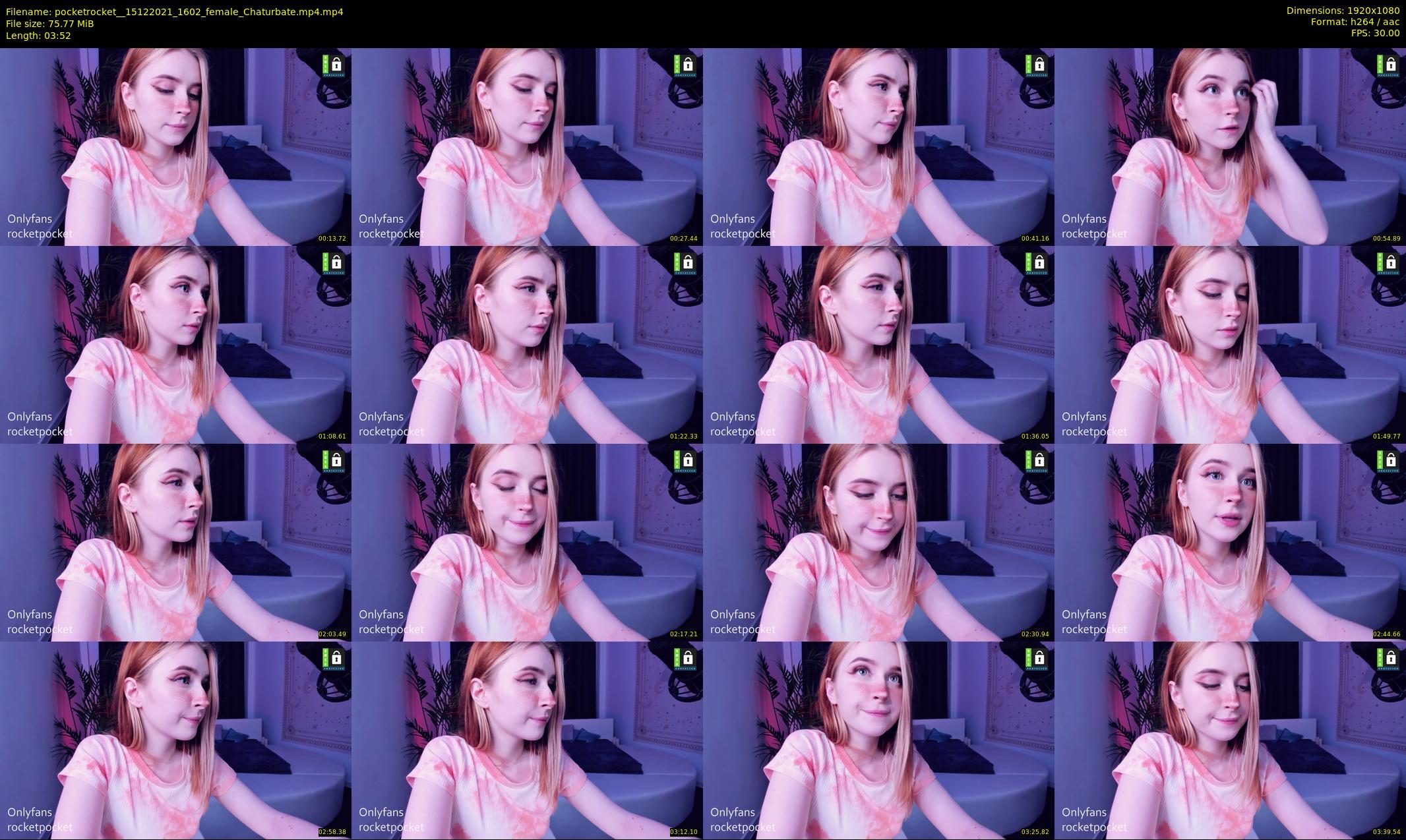 pocketrocket_ — 4 minute Chaturbate female cam show recording, 1080p, Dec 15, 2021