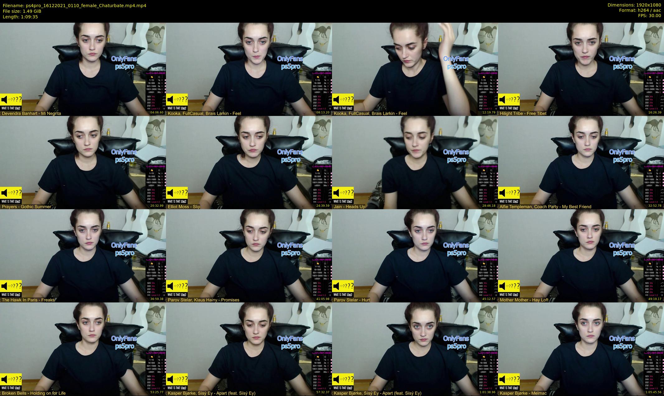 ps4pro — 70 minute Chaturbate female cam show recording, 1080p, Dec 16, 2021