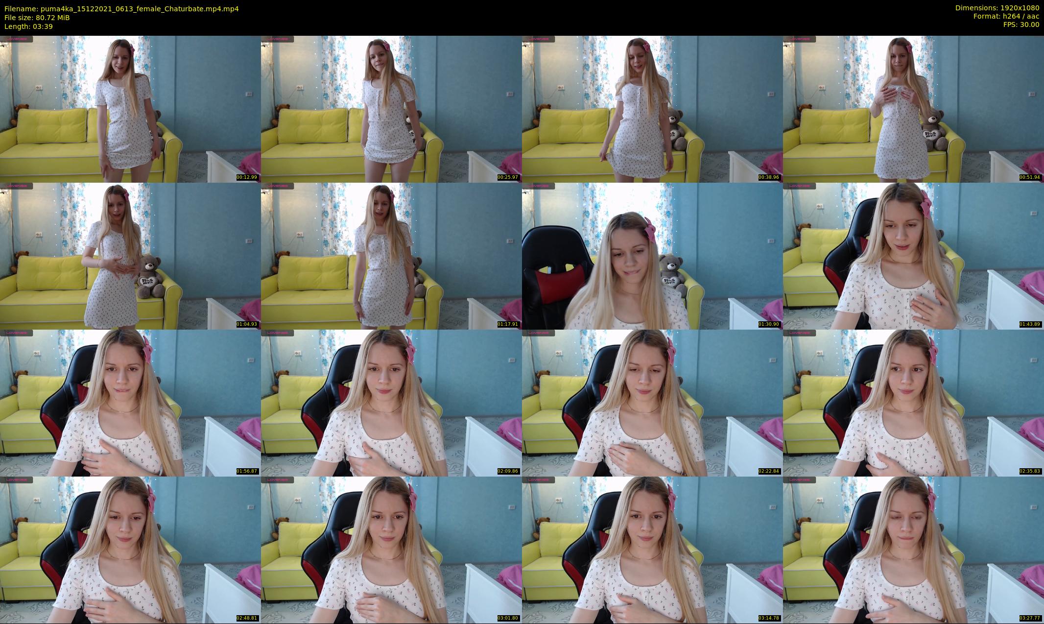 puma4ka — 4 minute Chaturbate female cam show recording, 1080p, Dec 15, 2021