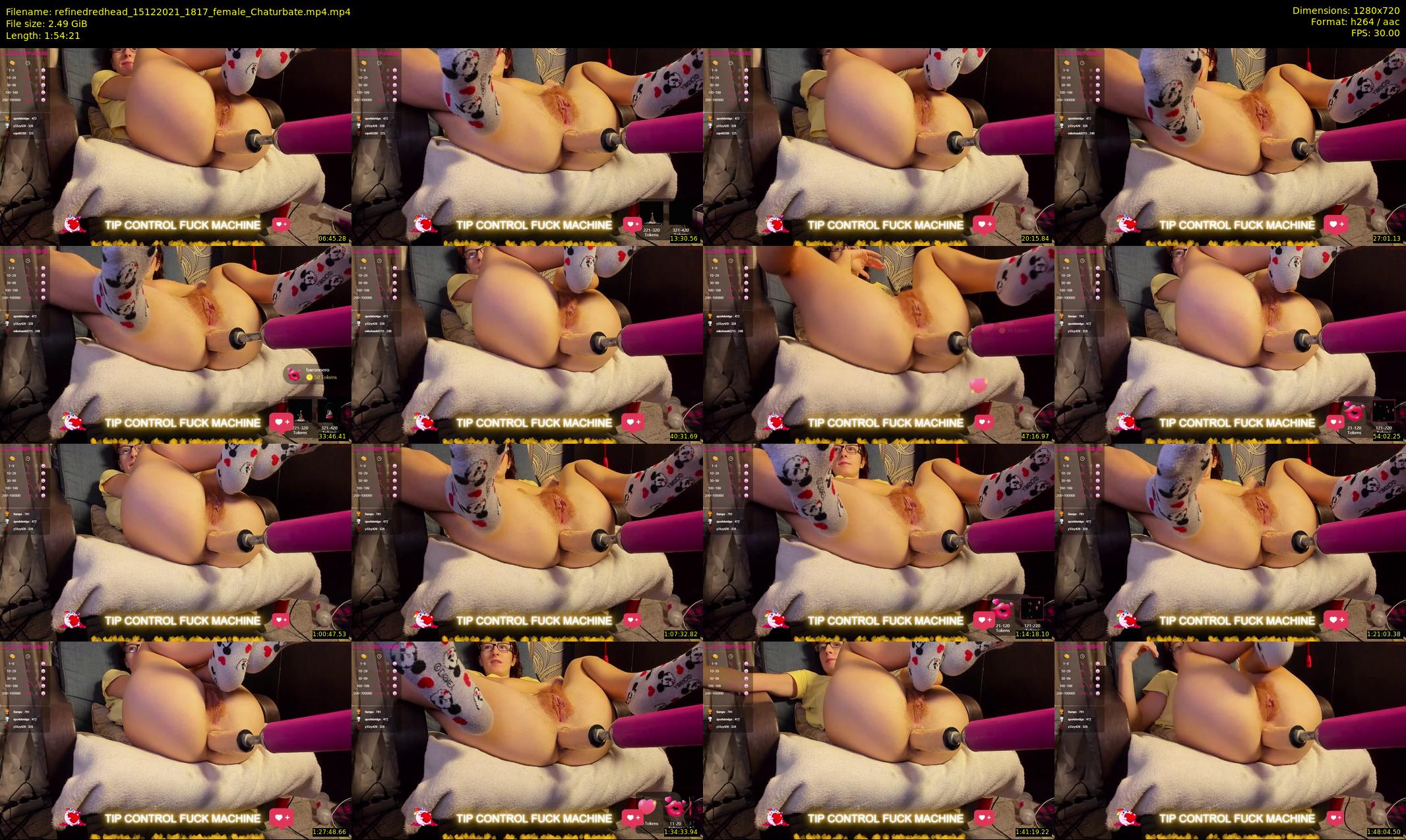 refinedredhead — 115 minute Chaturbate female cam show recording, 720p, Dec 15, 2021