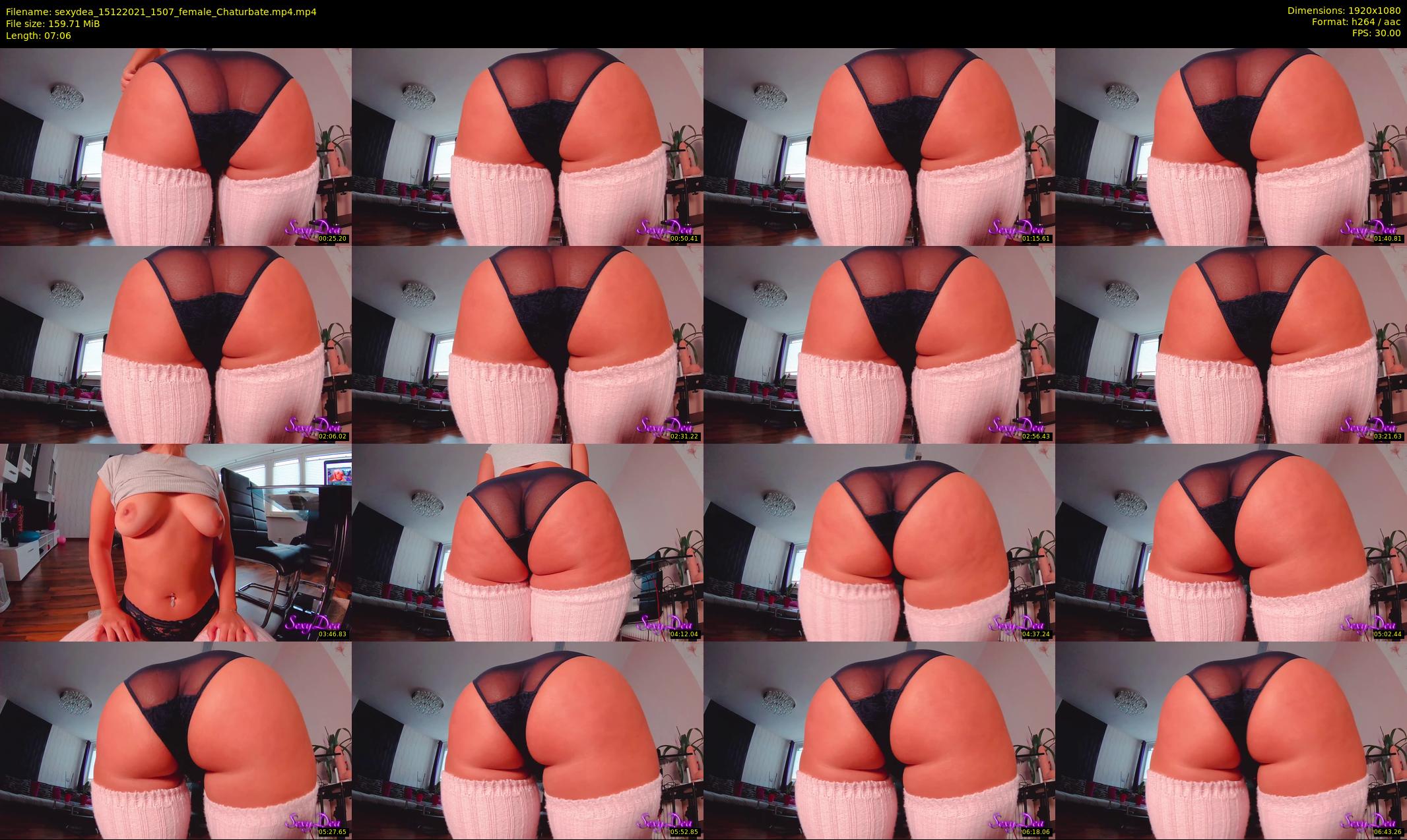 sexydea — 8 minute Chaturbate female cam show recording, 1080p, Dec 15, 2021