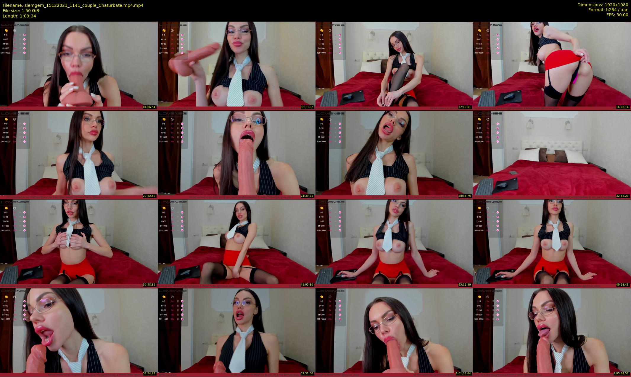 slemgem — 70 minute Chaturbate couple cam show recording, 1080p, Dec 15, 2021