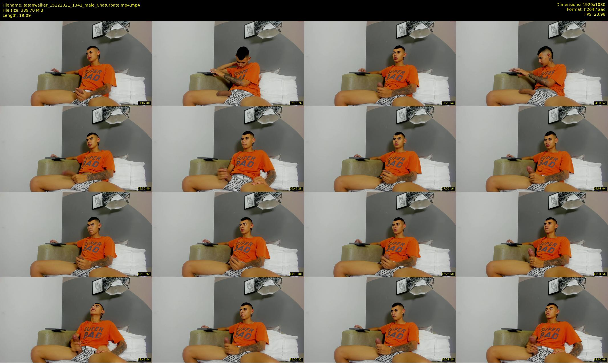 tatanwalker — 20 minute Chaturbate male cam show recording, 1080p, Dec 15, 2021
