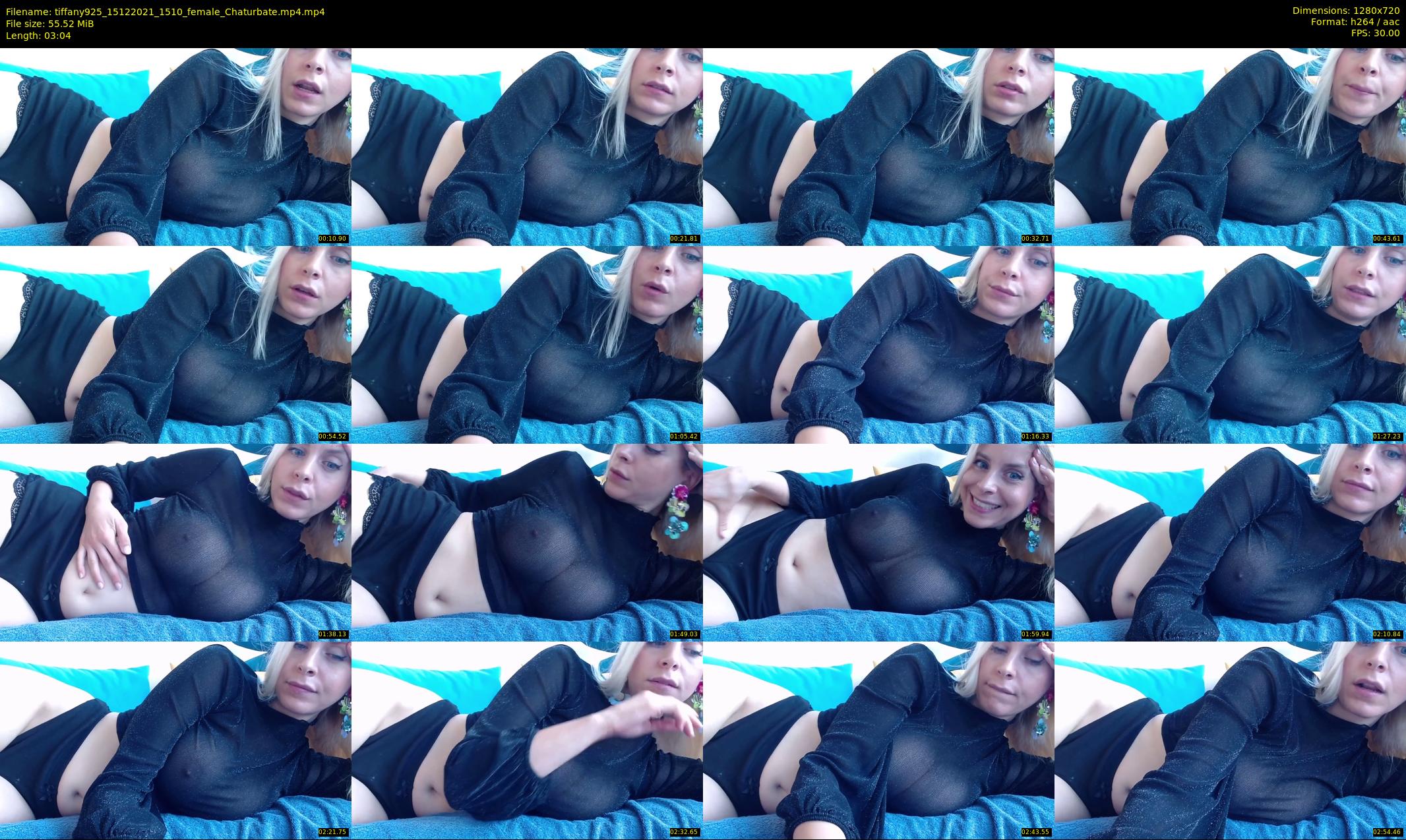 tiffany925 — 4 minute Chaturbate female cam show recording, 720p, Dec 15, 2021