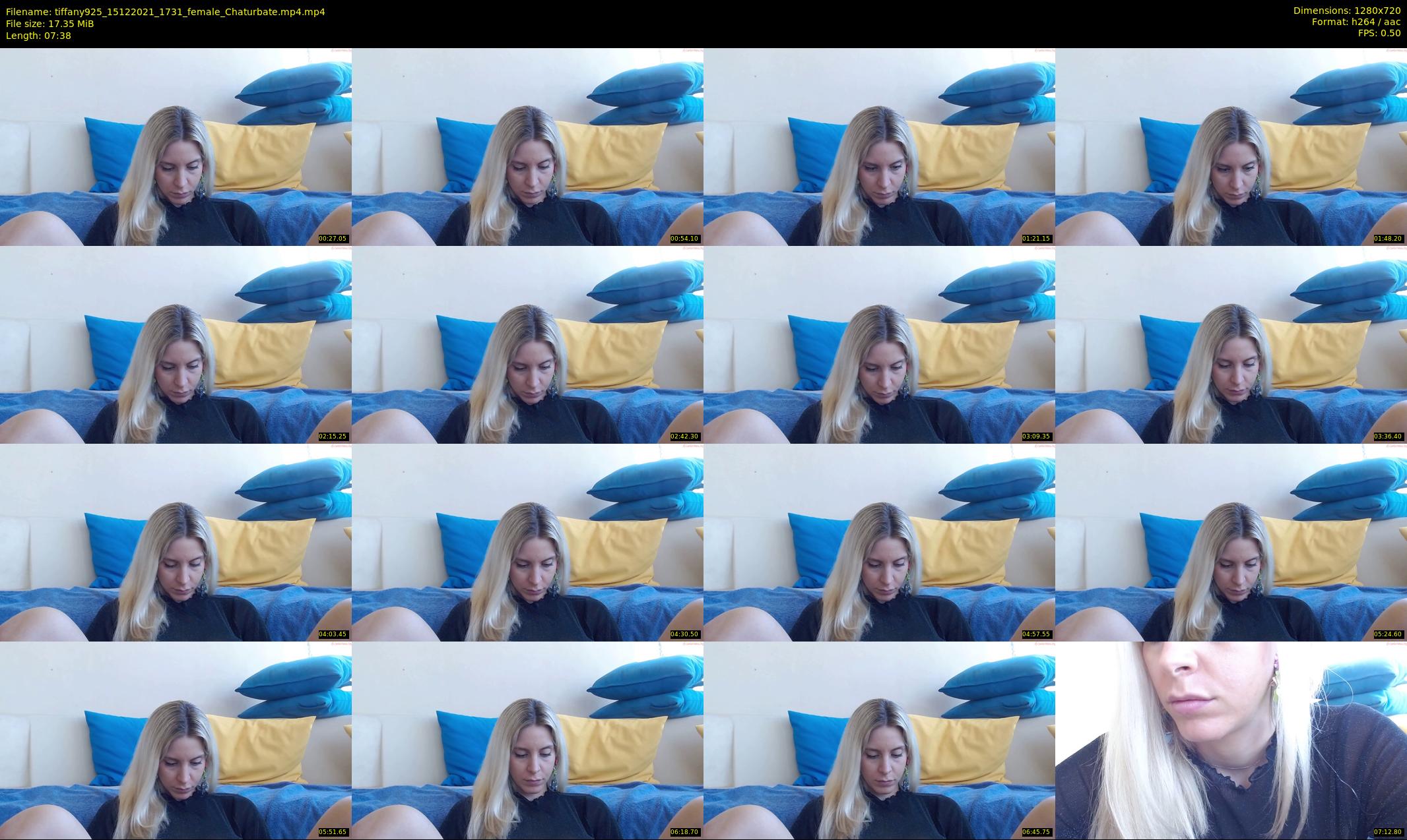 tiffany925 — 8 minute Chaturbate female cam show recording, 720p, Dec 15, 2021