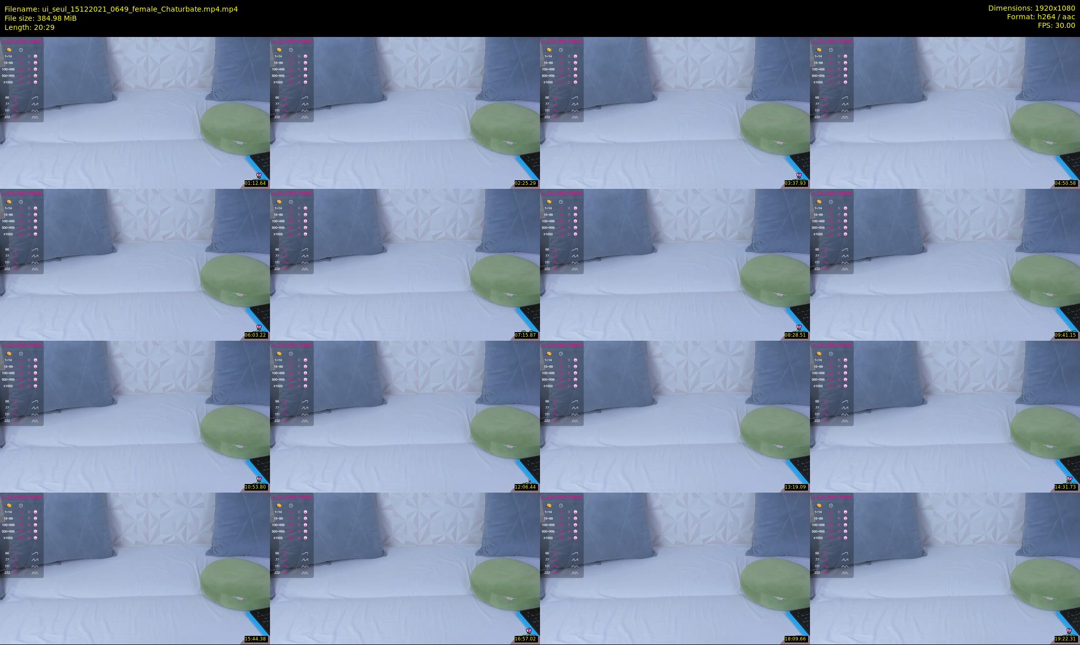 ui_seul — 21 minute Chaturbate female cam show recording, 1080p, Dec 15, 2021