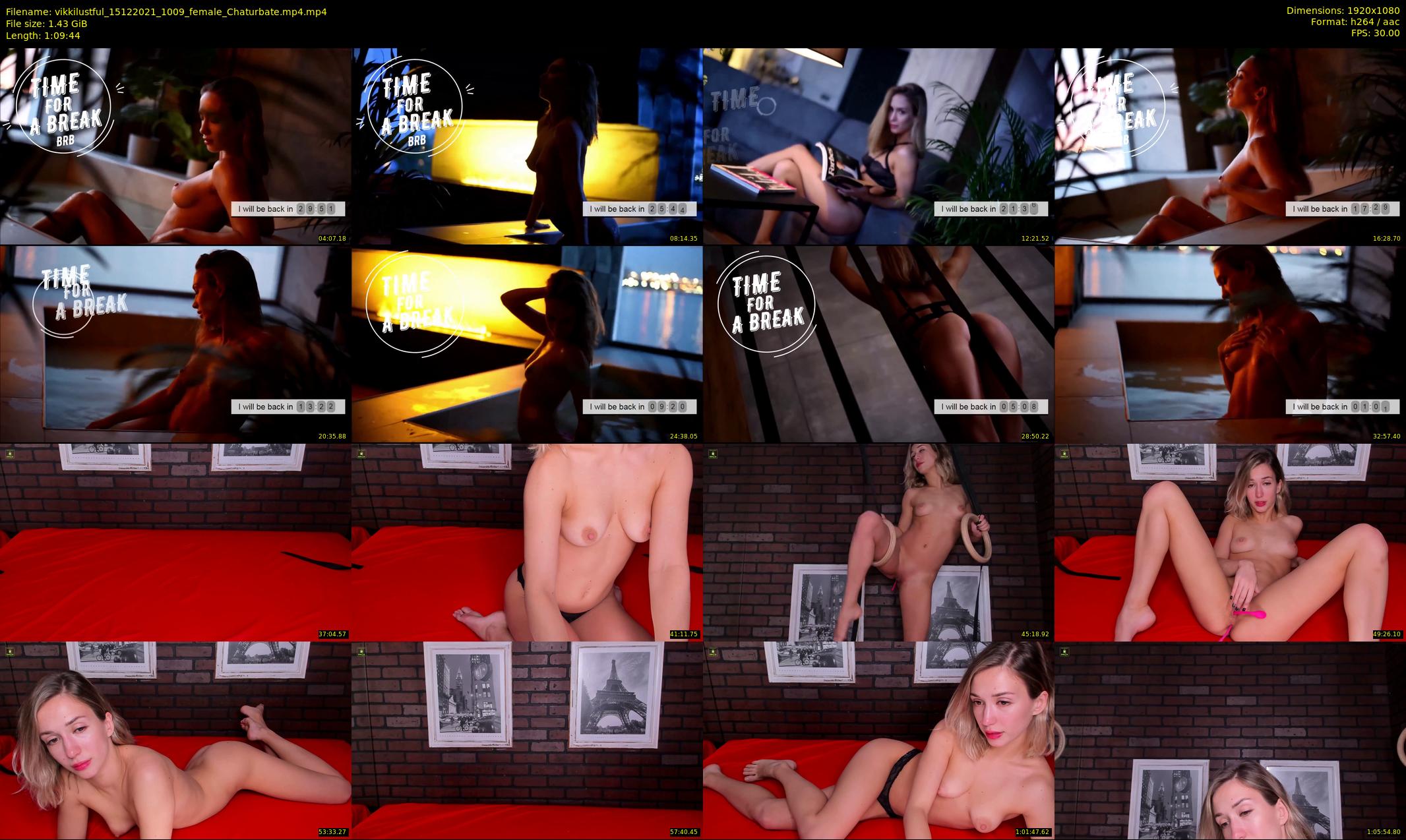 vikkilustful — 70 minute Chaturbate female cam show recording, 1080p, Dec 15, 2021