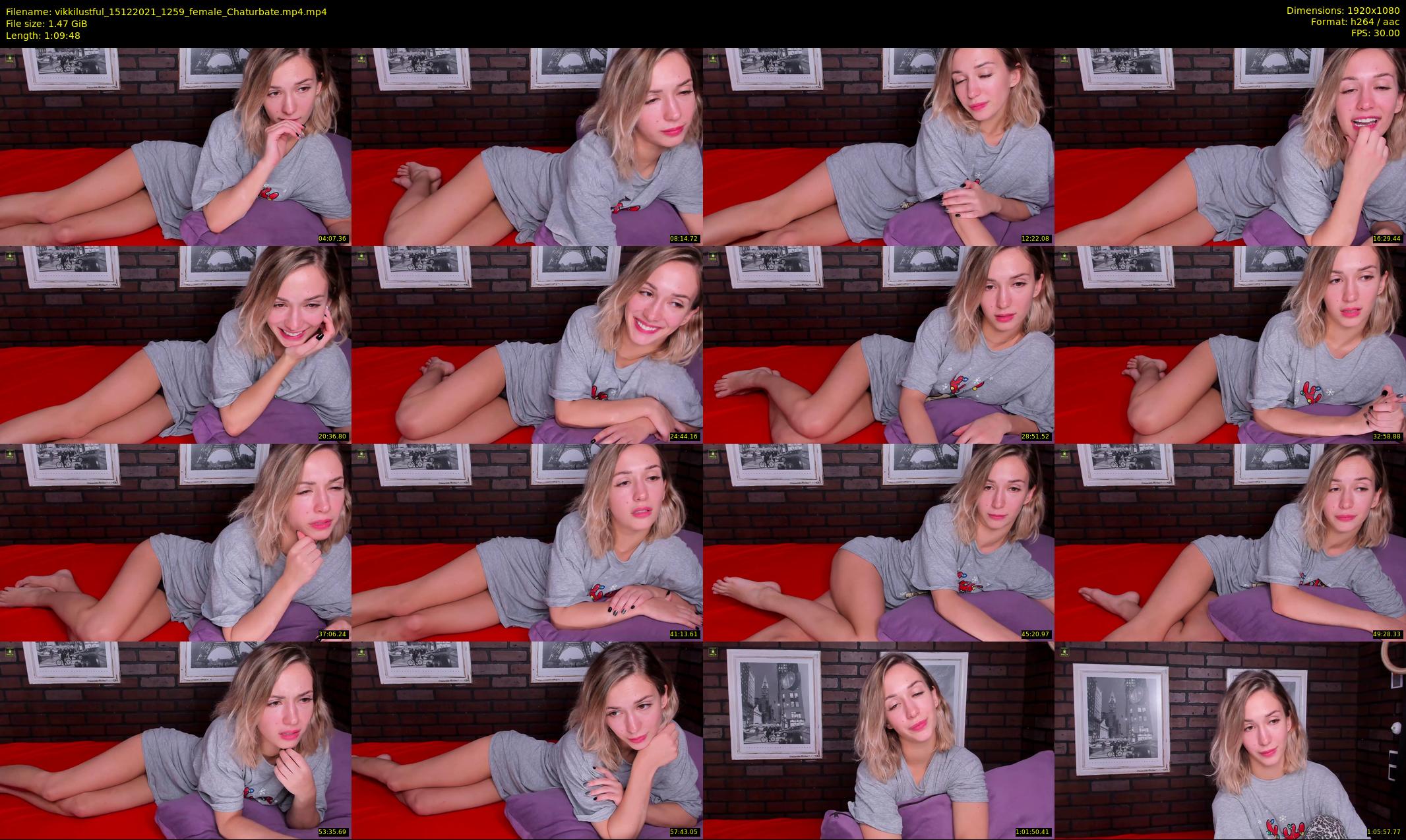 vikkilustful — 70 minute Chaturbate female cam show recording, 1080p, Dec 15, 2021